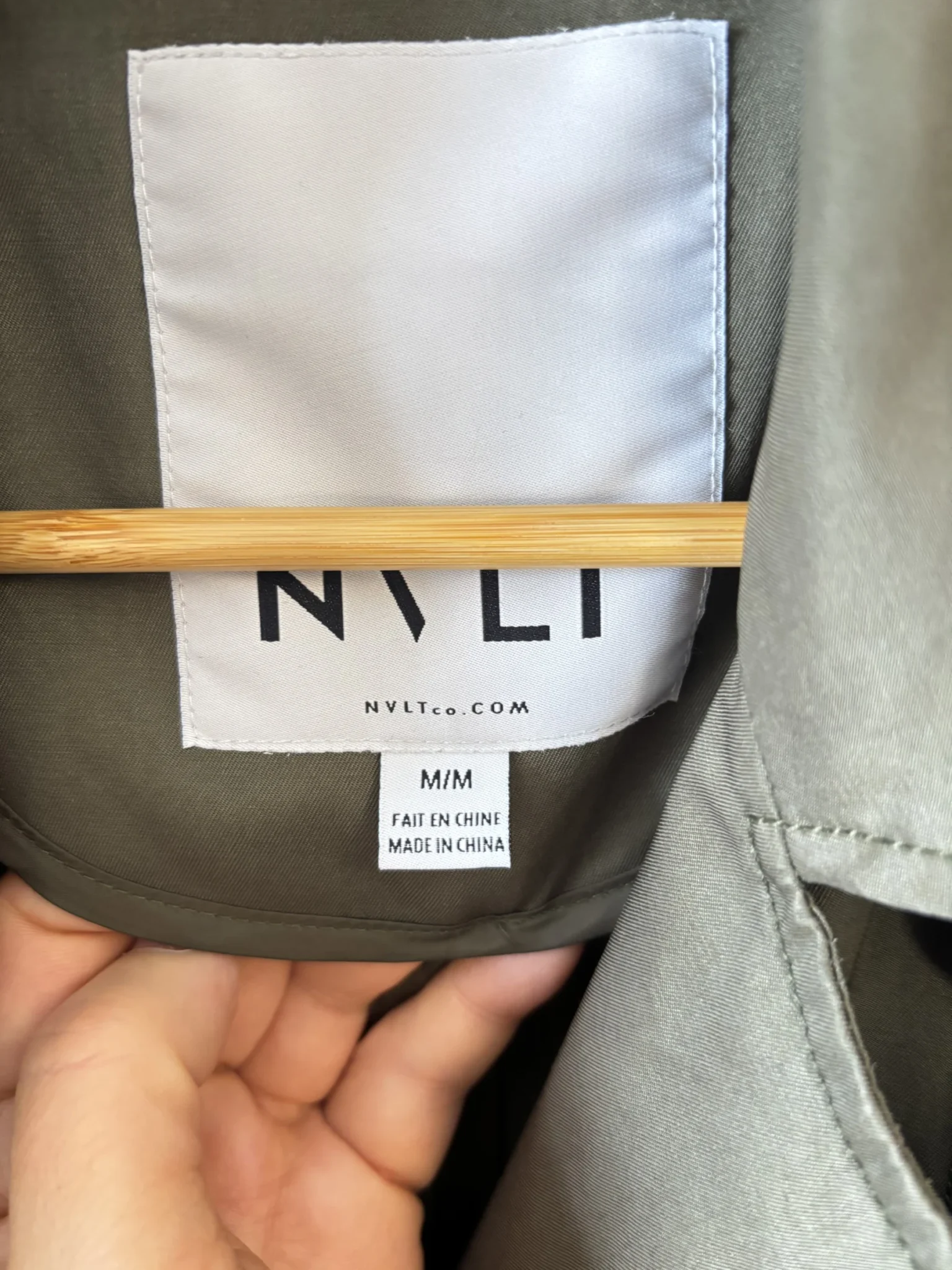Image for ♥️NVLT khaki trench coat