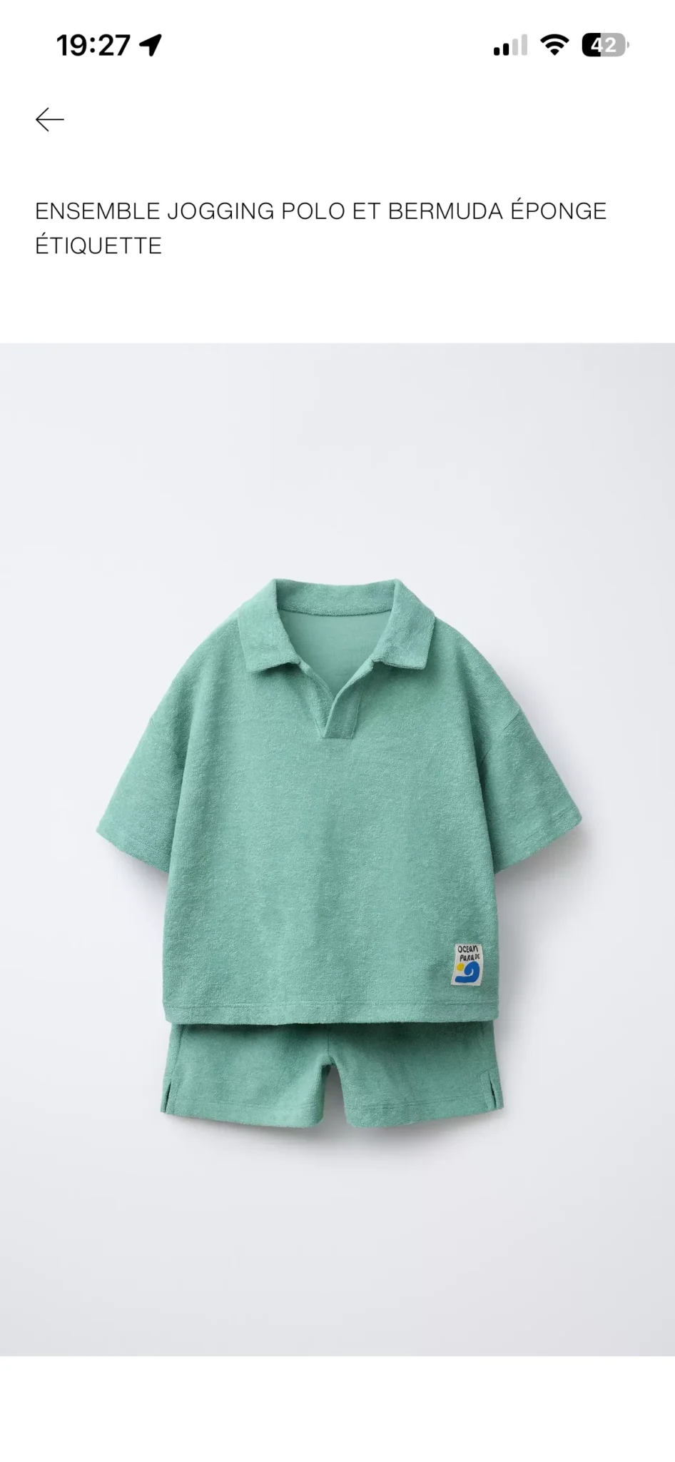 Image for Ensemble éponge, Zara, 3 ans