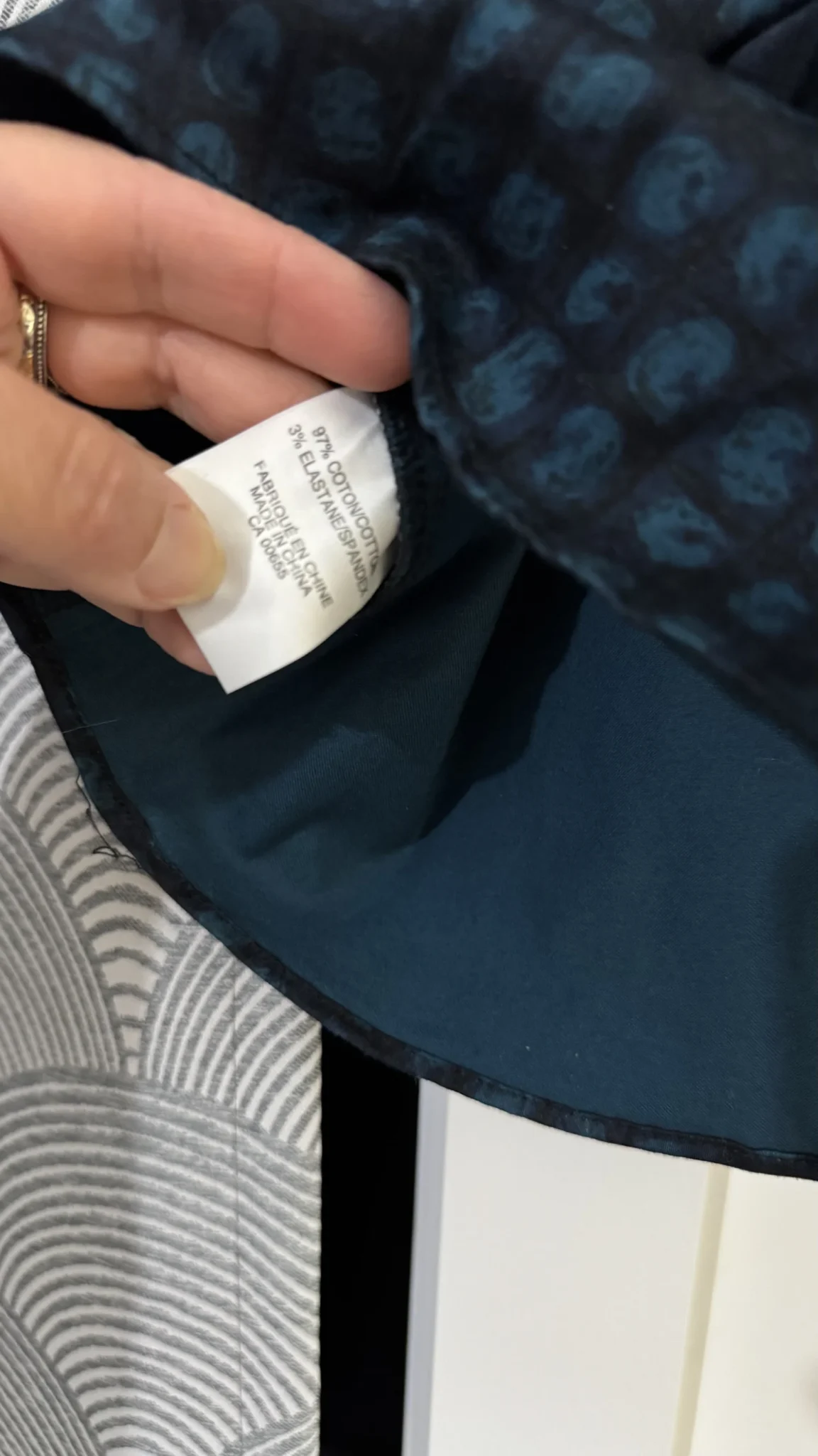 Image for Camisole à motifs et style Peplum