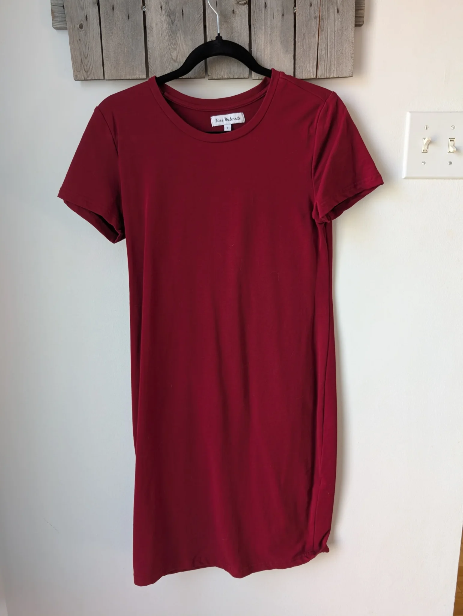 Featured image for Pink maternity dress