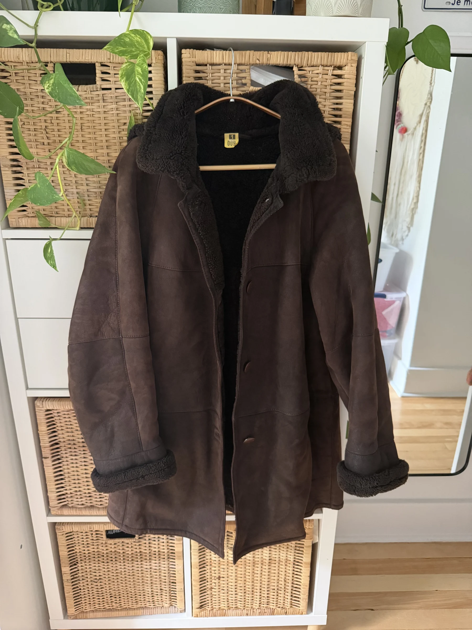 Manteau de cuir *Autre seconde main