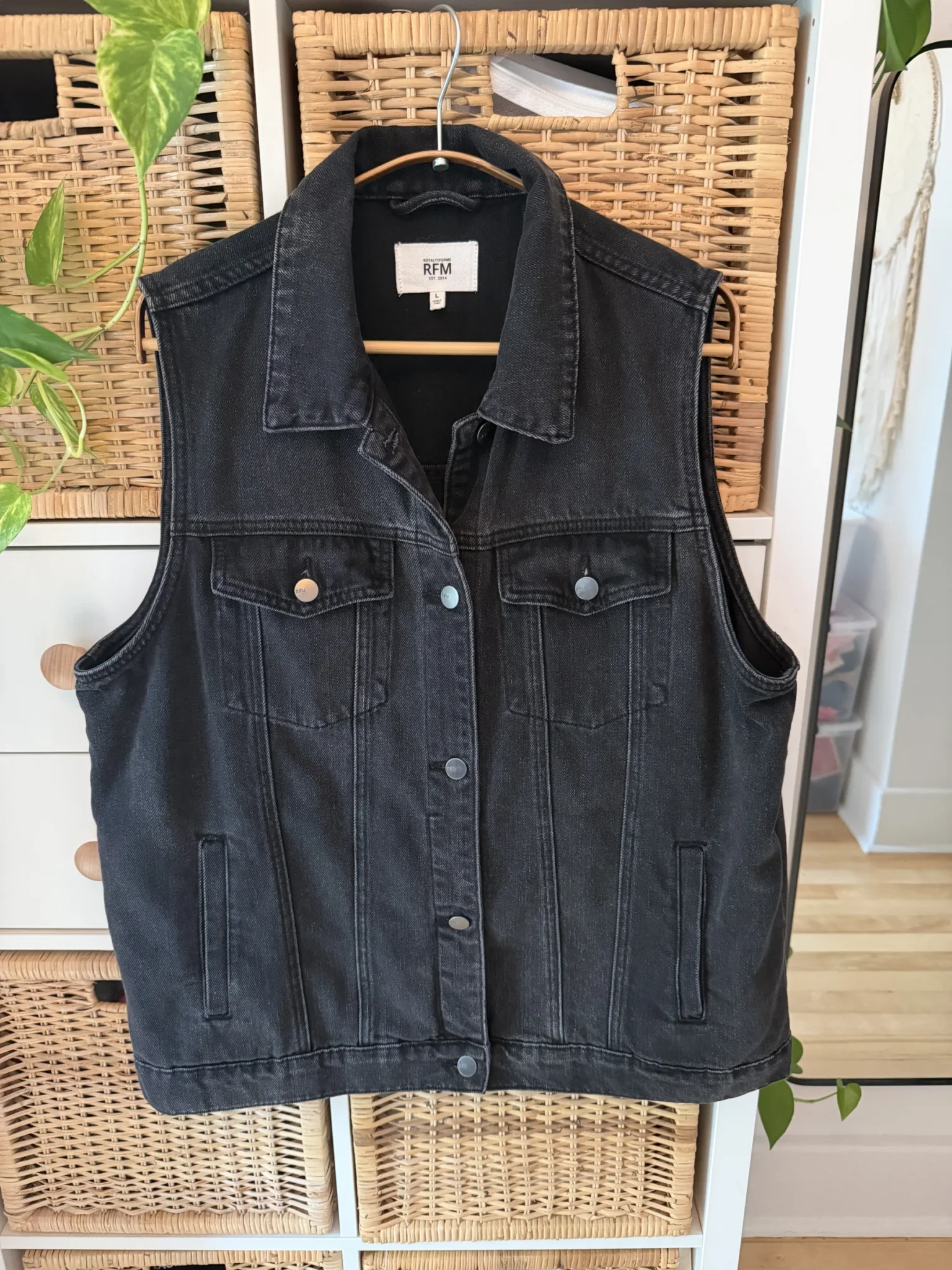 Featured image for Veste jeans sans manche