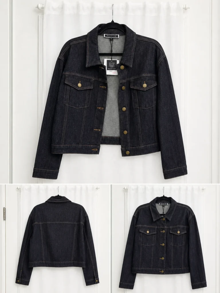 Image for Veste en denim à épaules tombantes