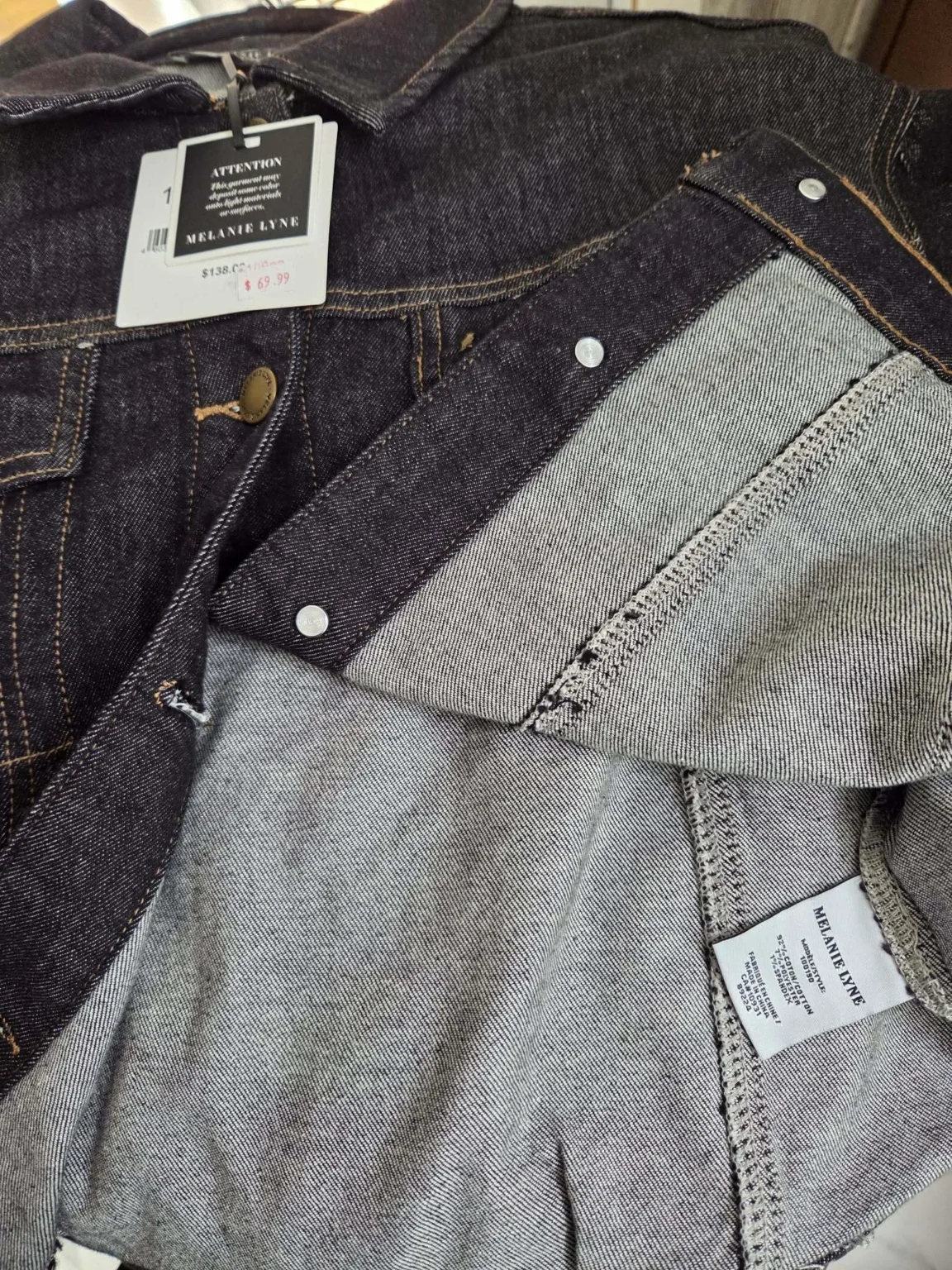 Image for Veste en denim à épaules tombantes