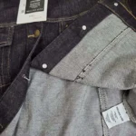 Thumbnail for Veste en denim à épaules tombantes