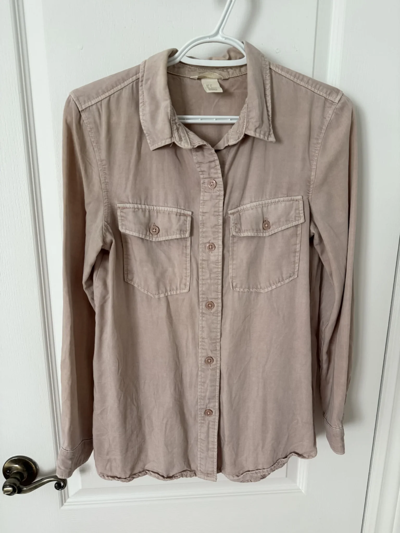 Featured image for Chemise rose lyocell