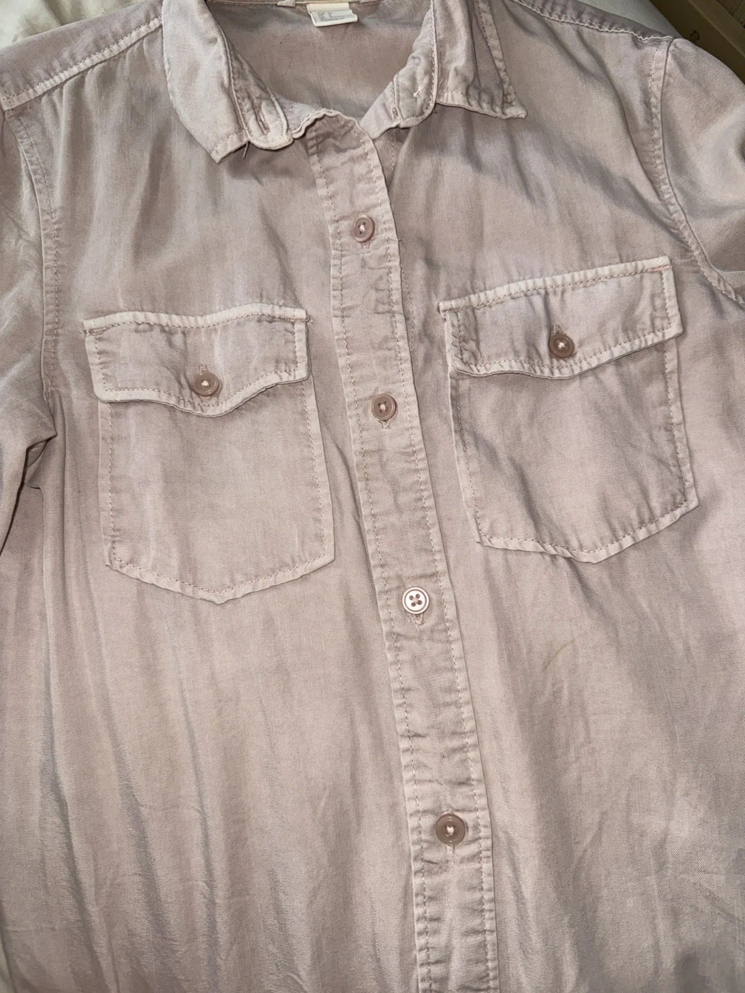 Image for Chemise rose lyocell