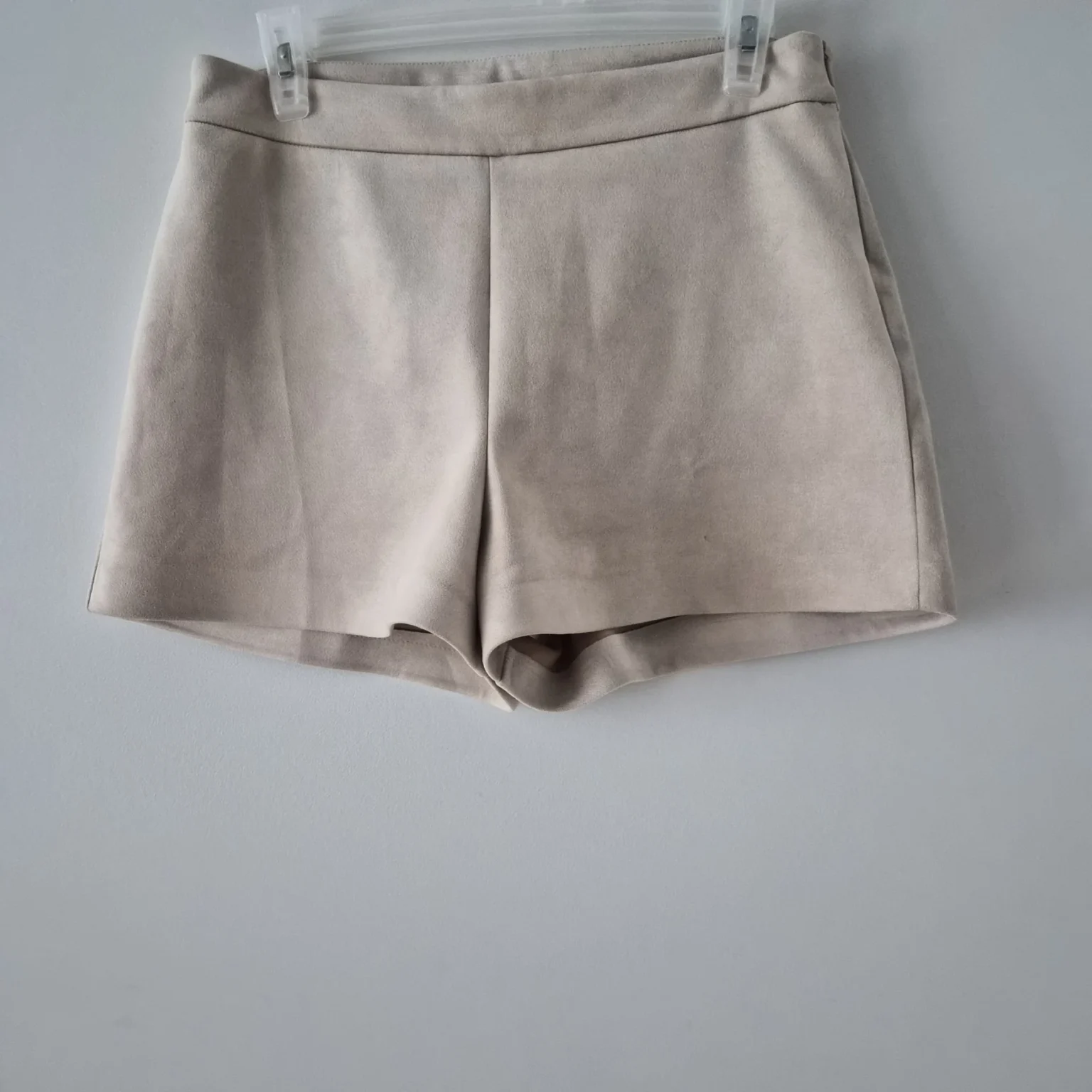 Featured image for Lightweight faux suede shorts