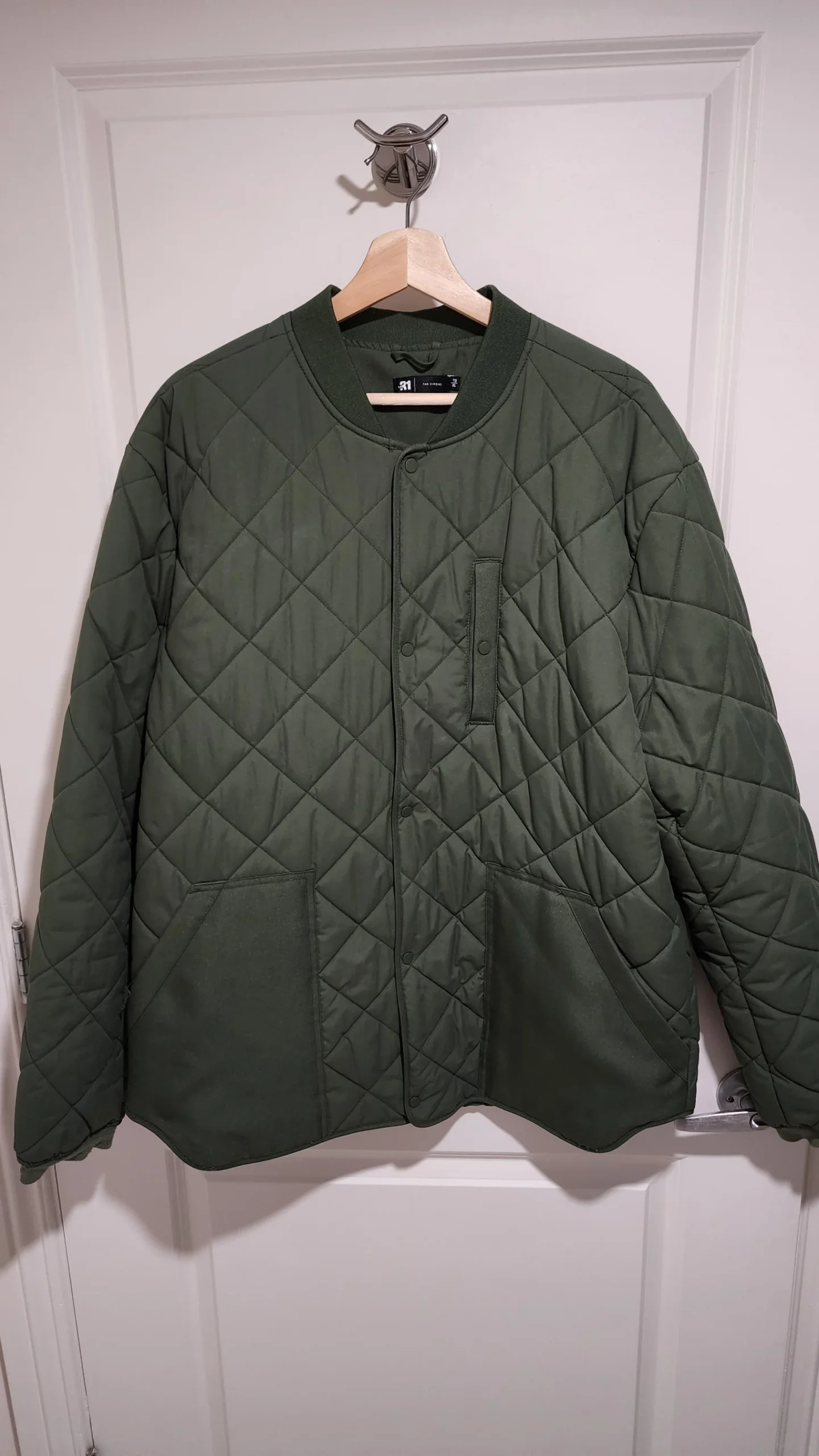 Le 31 Diamond-Quilted Snap Bomber Jacket Simons seconde main