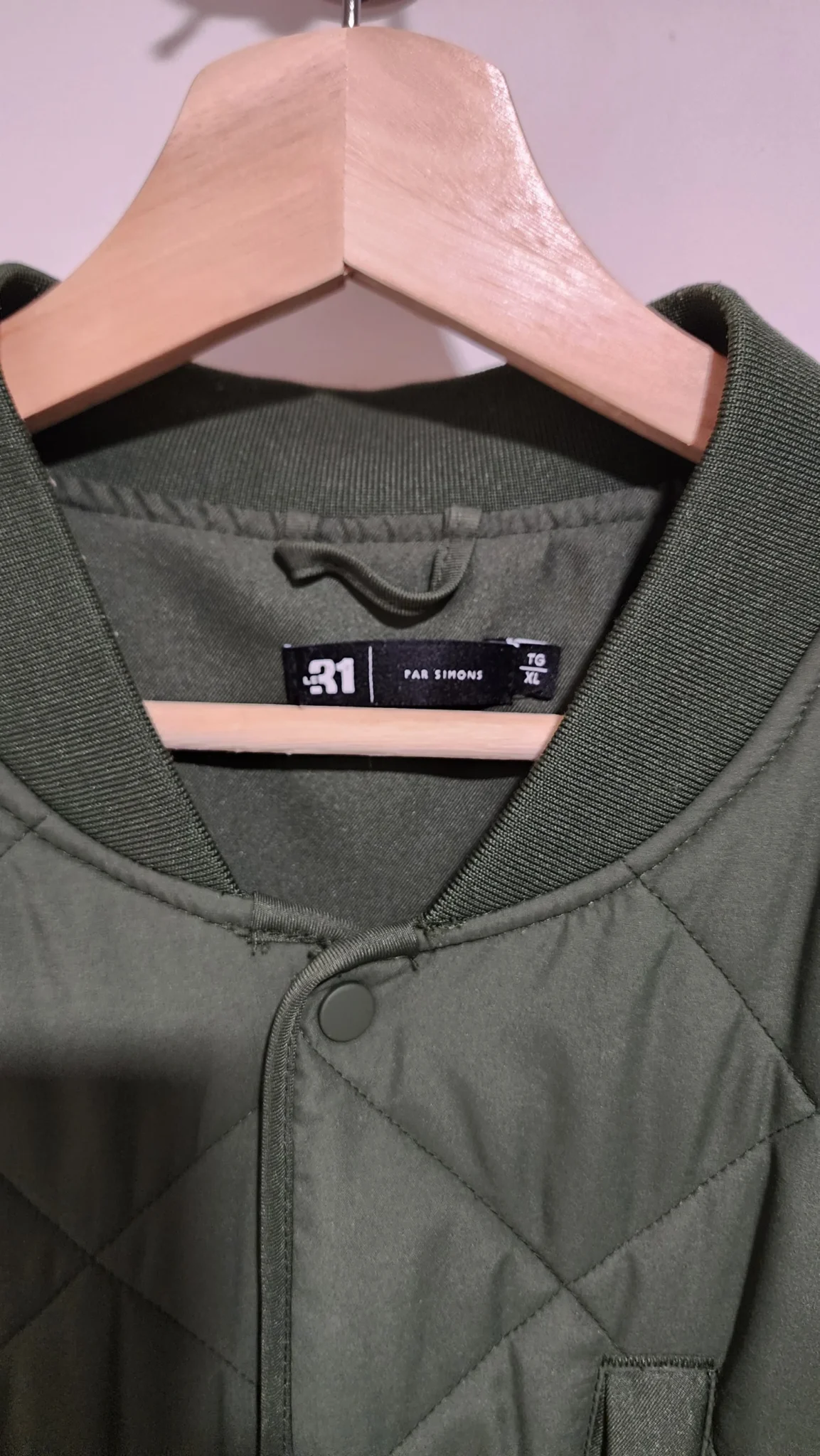 Image for Le 31 Diamond-Quilted Snap Bomber Jacket