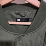 Thumbnail for Le 31 Diamond-Quilted Snap Bomber Jacket