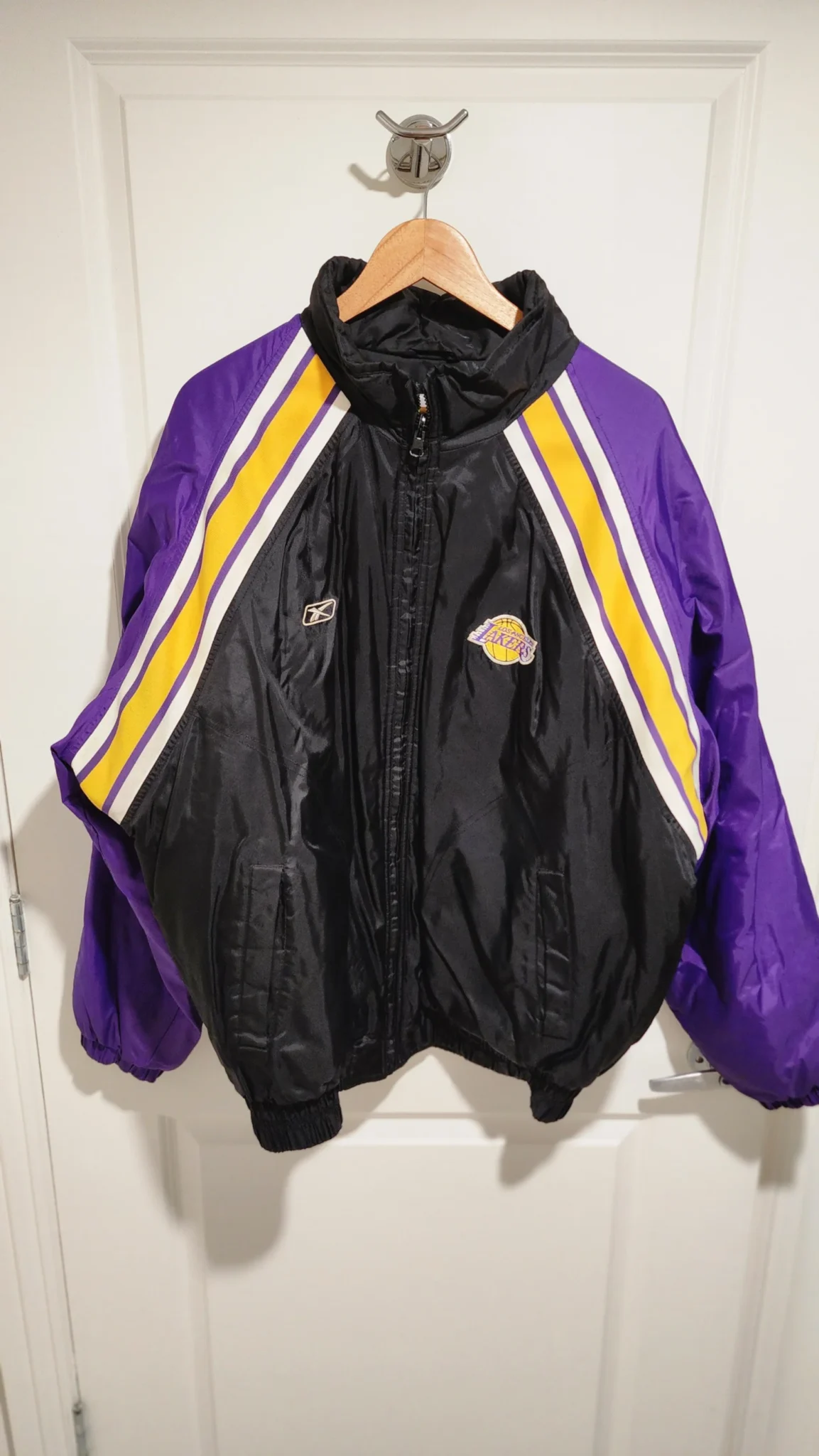 Featured image for VINTAGE reebok NBA Lakers bomber jacket