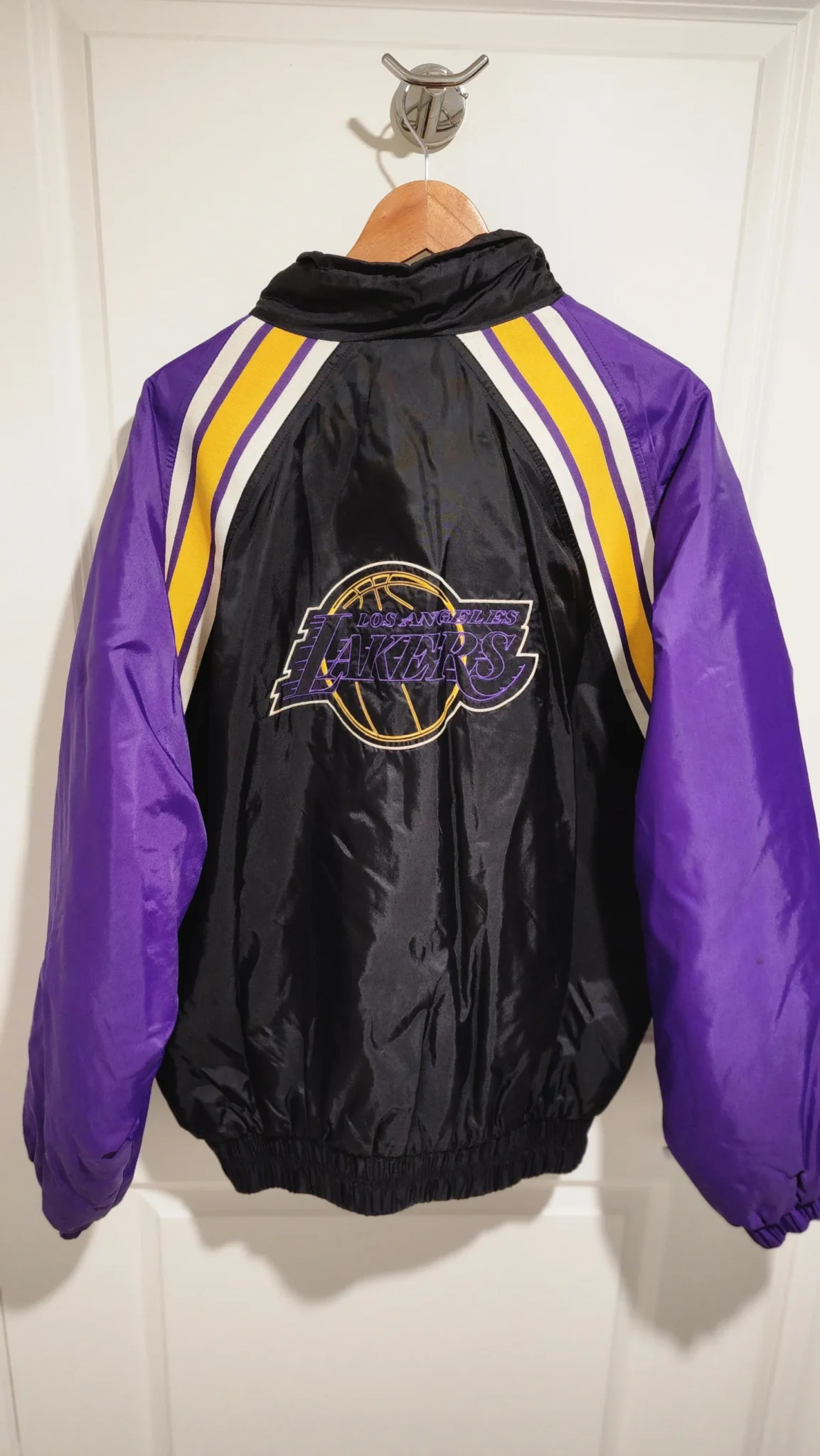 Image for VINTAGE reebok NBA Lakers bomber jacket