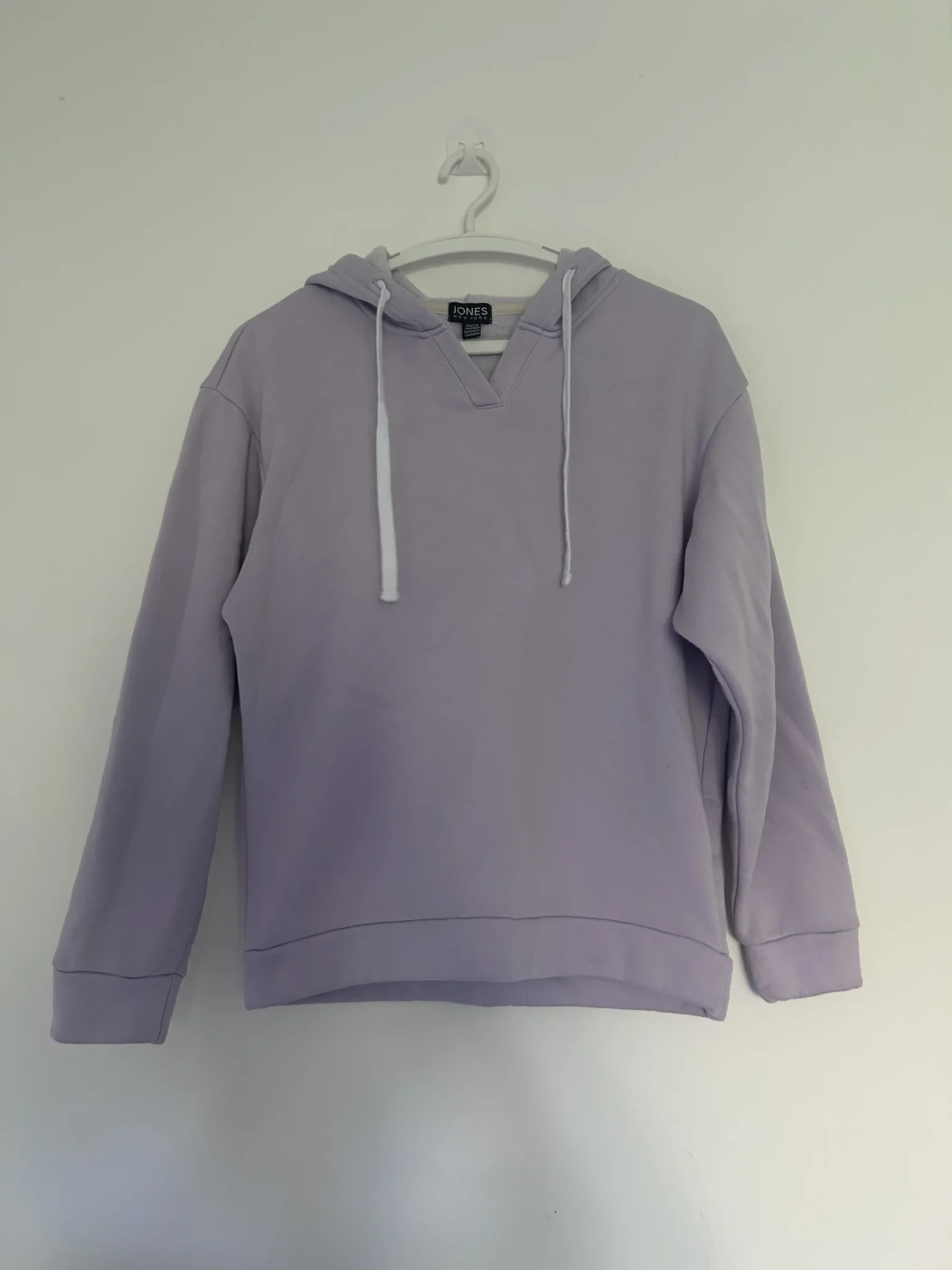 Featured image for Jones New York V-neck hooded jumper