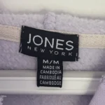 Thumbnail for Jones New York V-neck hooded jumper
