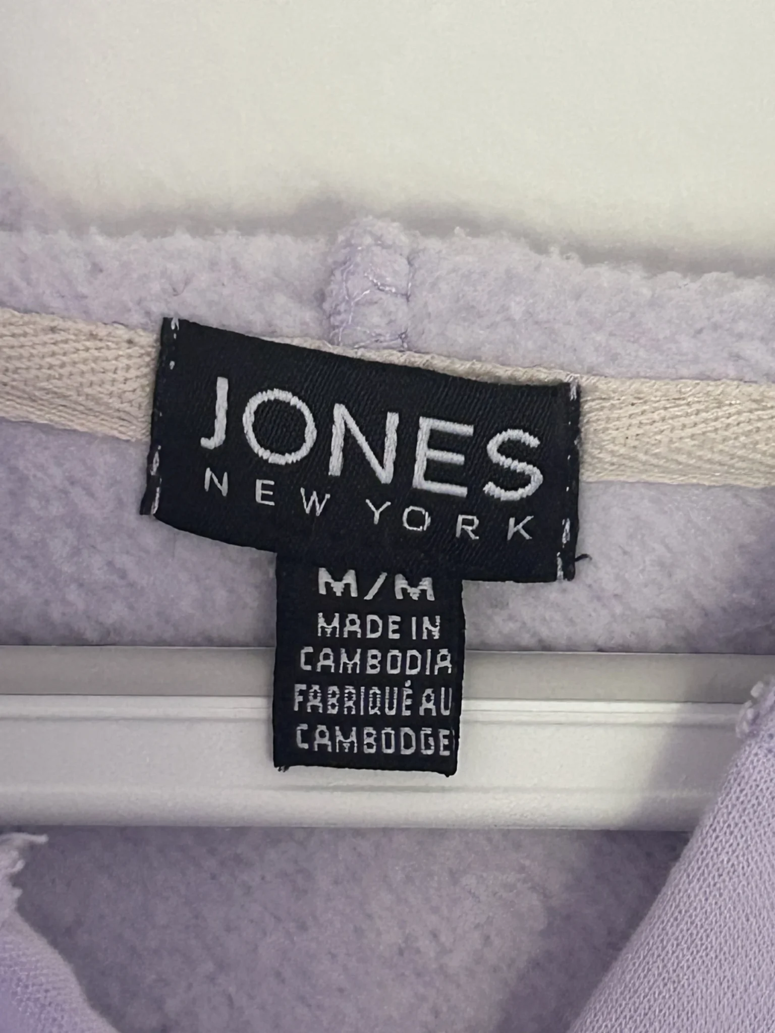 Image for Jones New York V-neck hooded jumper