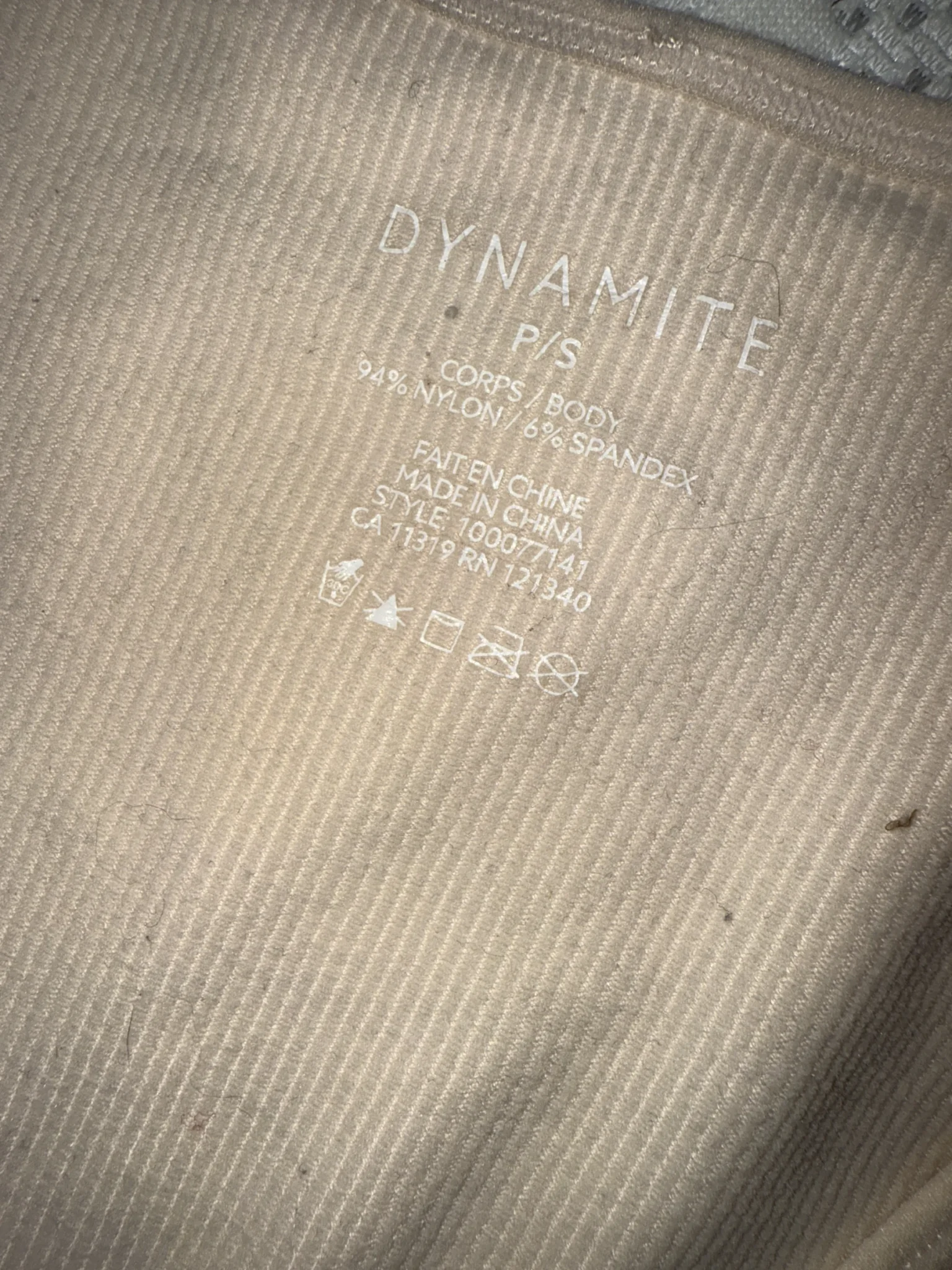 Image for Justaucorps T-shirt rose