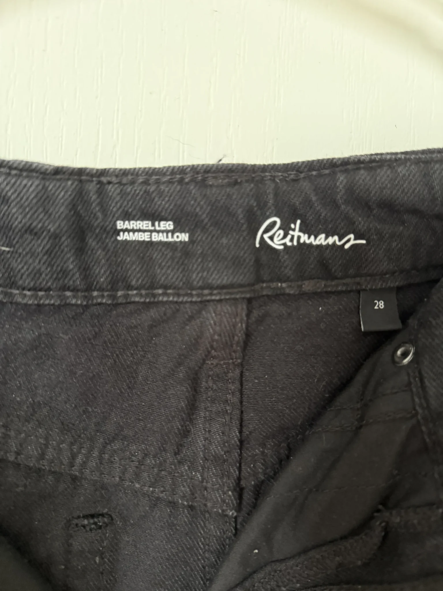 Image for Jeans noirs Reitmans
