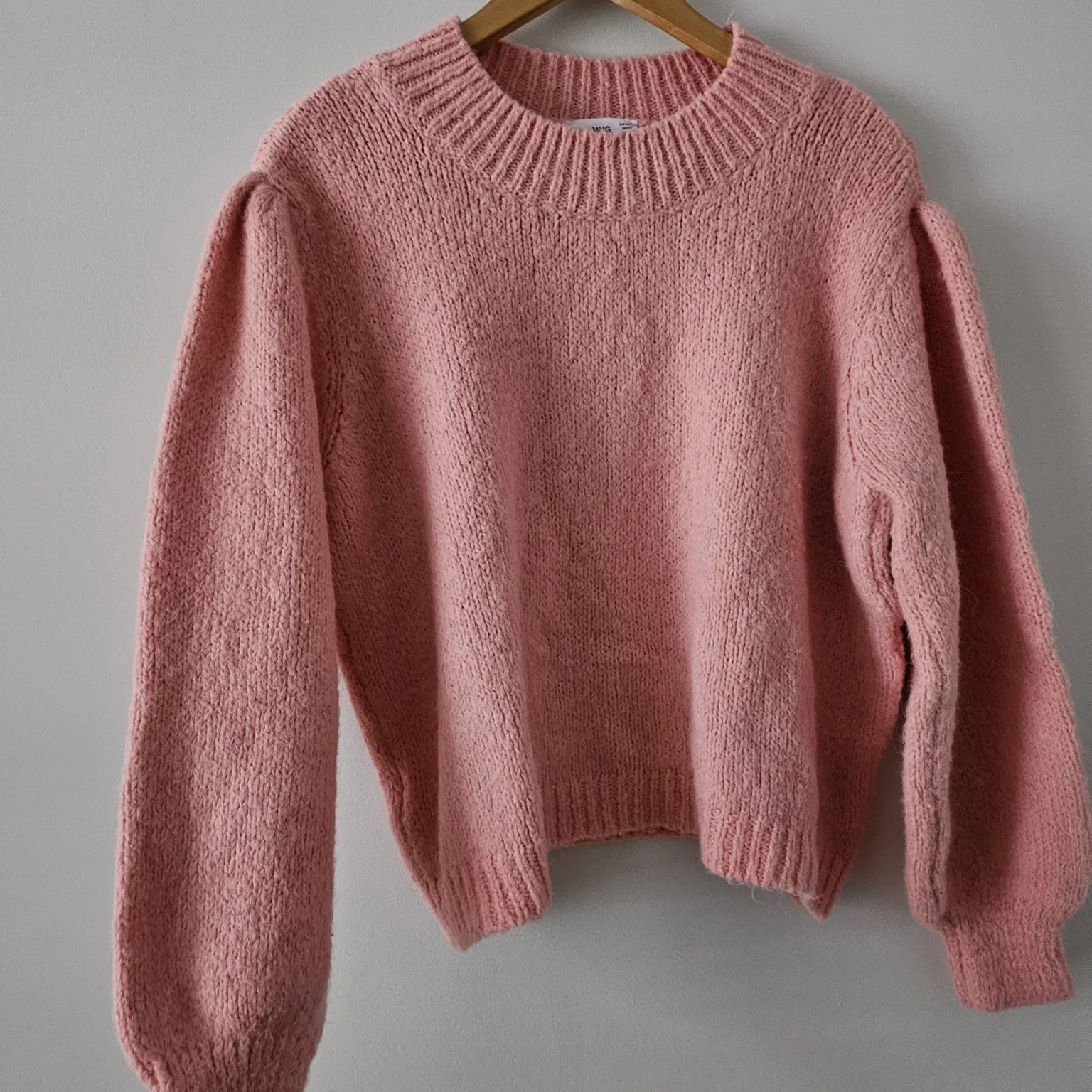 Image for Oversized jumper with puffed sleeves