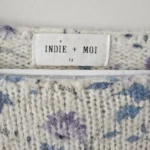 Thumbnail for Indie + Moi floral jumper, size 2