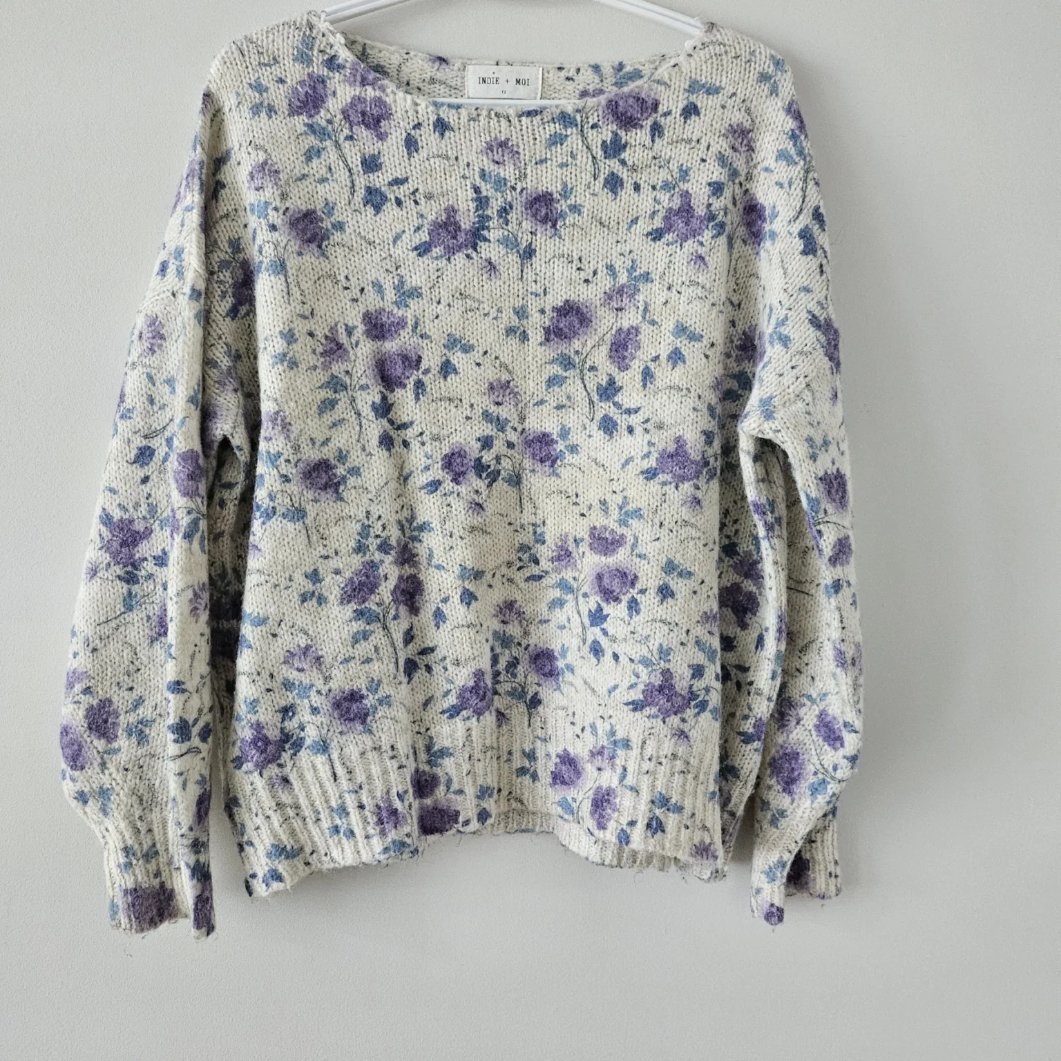 Image for Indie + Moi floral jumper, size 2