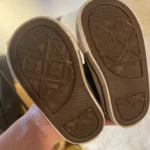 Thumbnail for Black Converse trainers for babies, ‘Toddler 4’, ages 1–2 years