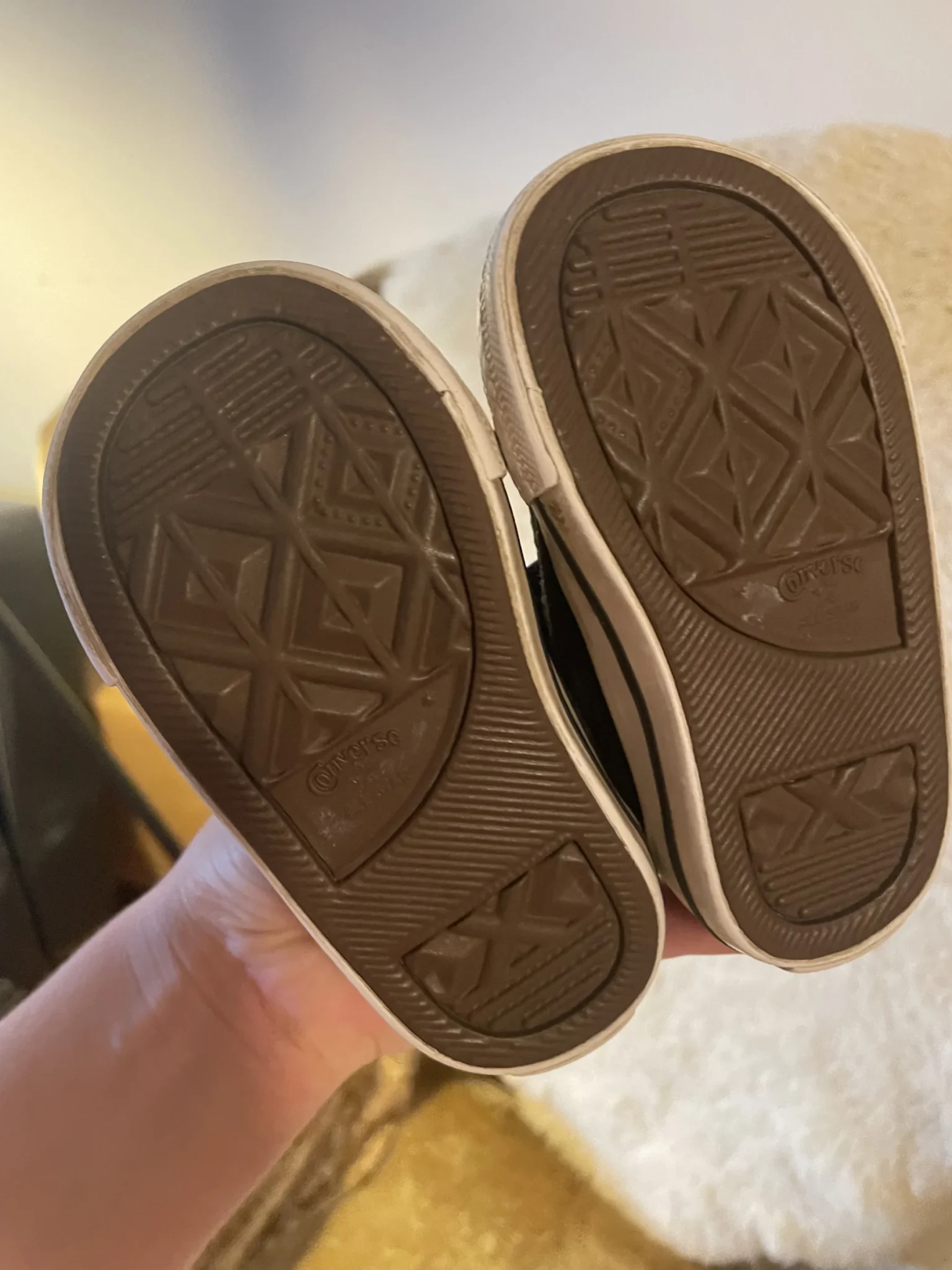 Image for Black Converse trainers for babies, ‘Toddler 4’, ages 1–2 years