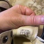 Thumbnail for Black Converse trainers for babies, ‘Toddler 4’, ages 1–2 years