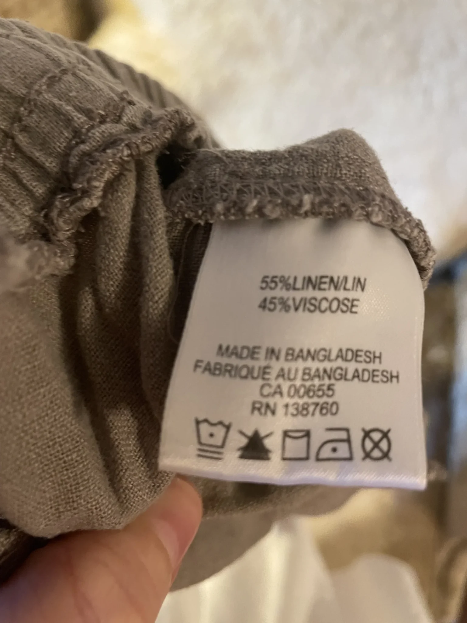 Image for Women’s shorts, size 14, taupe beige (dark greige)