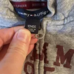Thumbnail for 12-month-old cotton-blend zip-up hoodie (runs small)