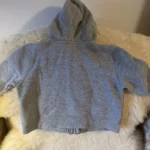 Thumbnail for 12-month-old cotton-blend zip-up hoodie (runs small)