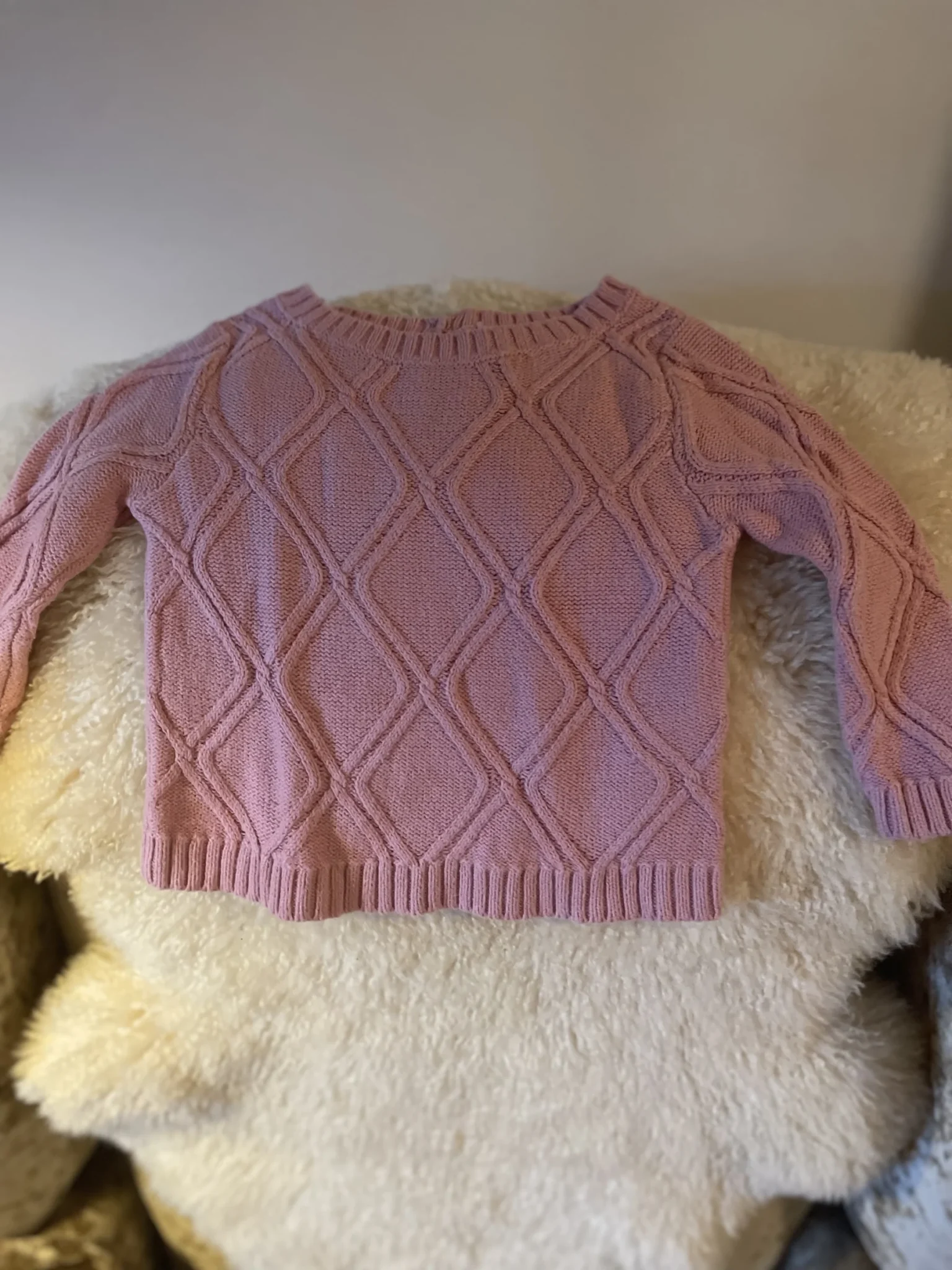 Featured image for Braided cotton jumper, sizes 12–18 (runs slightly small)