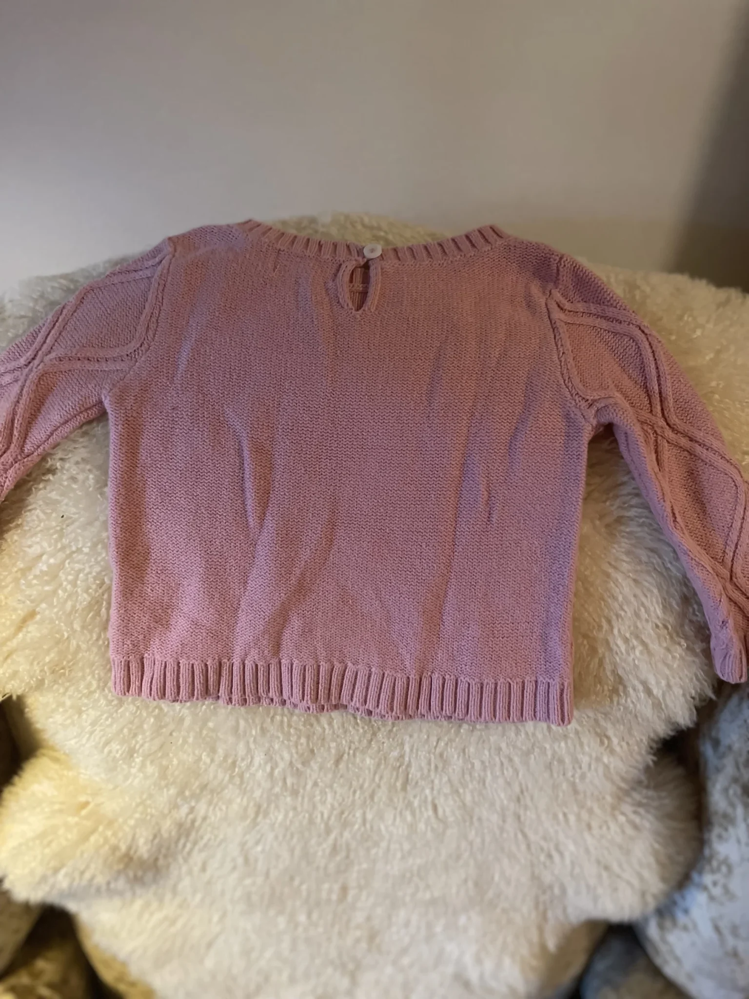 Image for Braided cotton jumper, sizes 12–18 (runs slightly small)