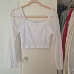 Thumbnail for Chandail blanc Small Ambiance
