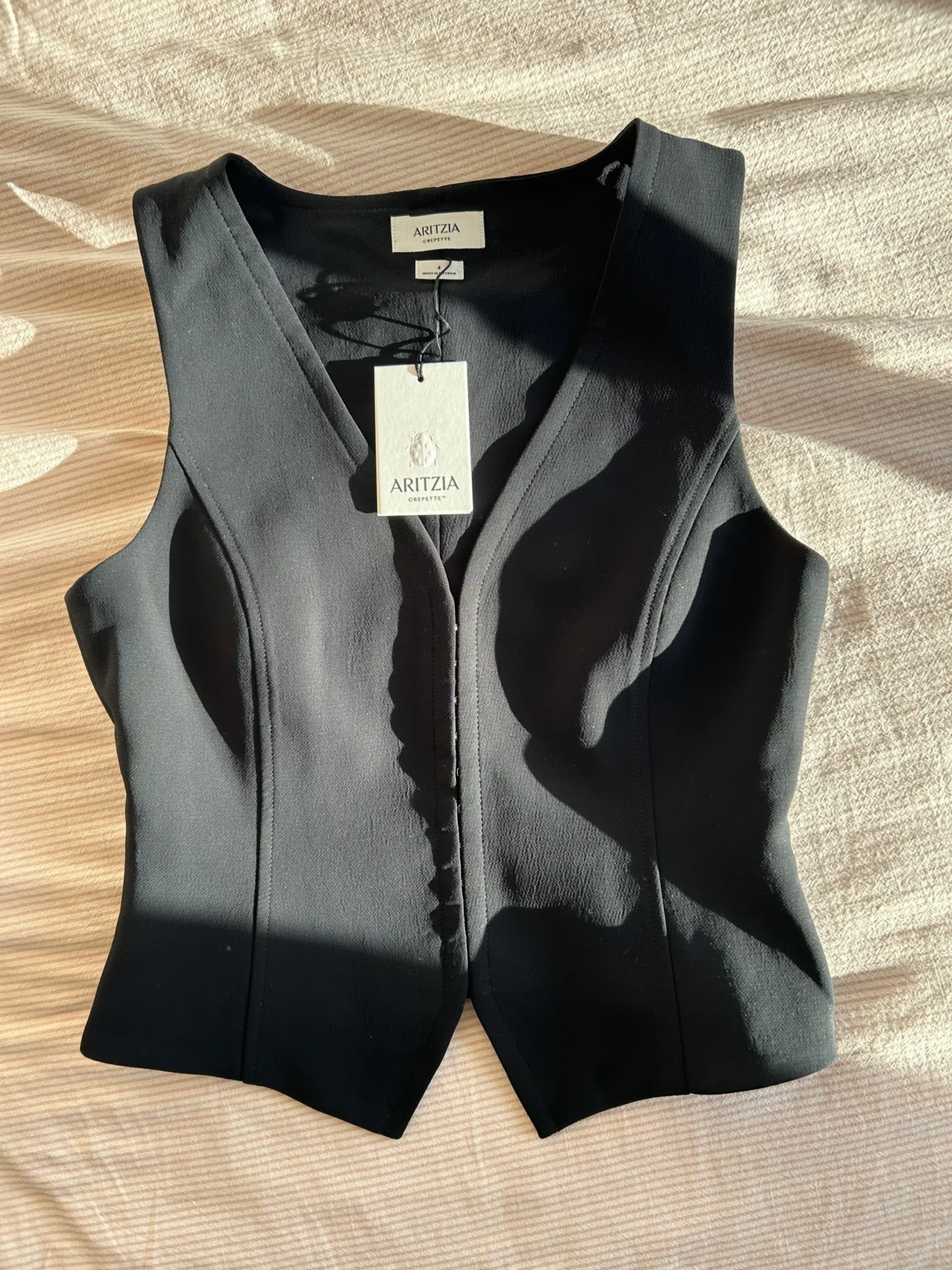 Image for Veste Attire Aritzia – Crepette – Noir – Taille 4