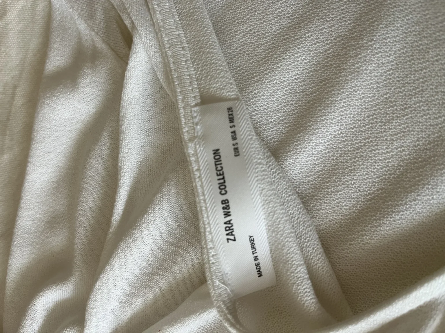 Image for T shirt Zara blanc