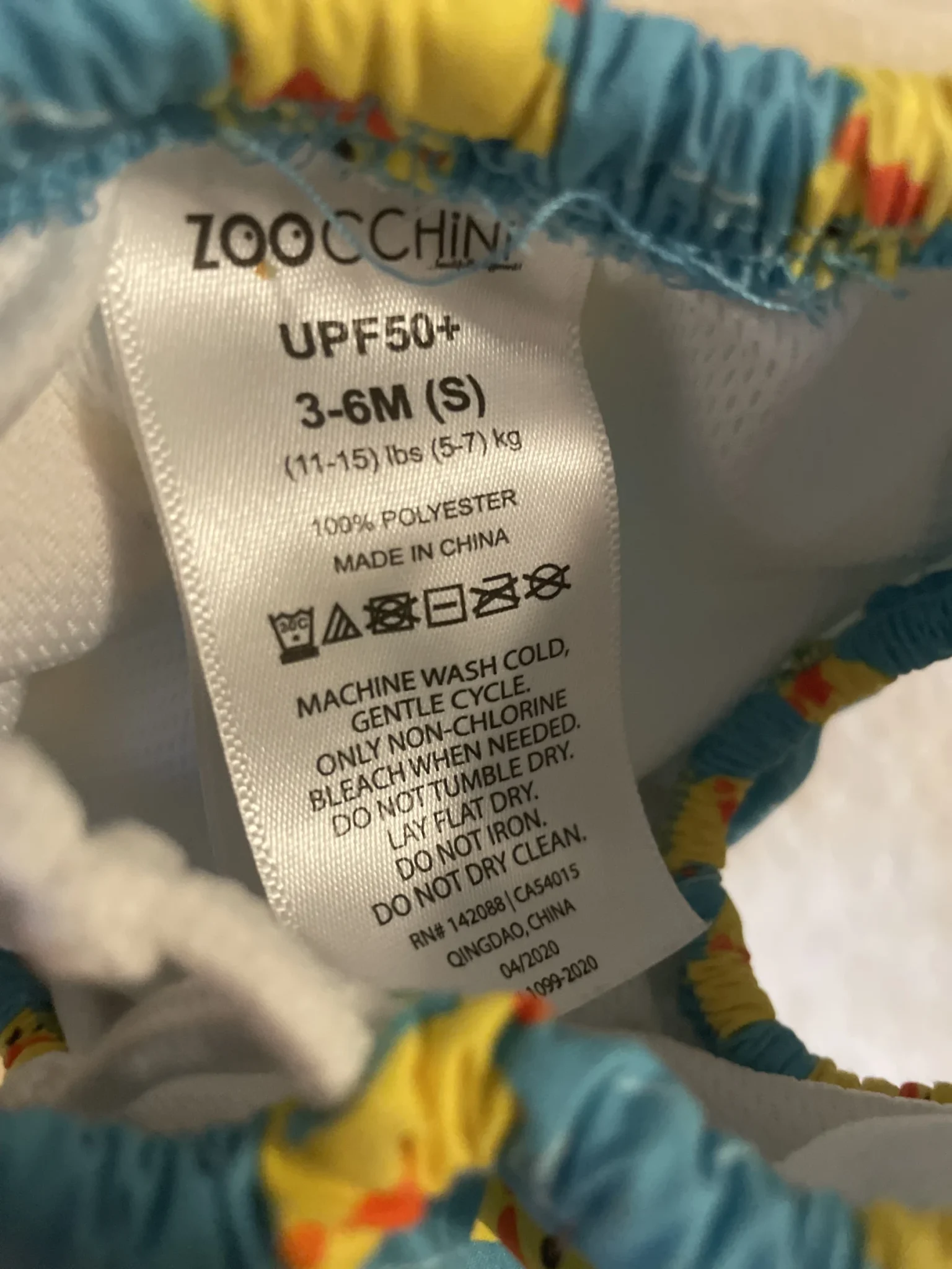 Image for Unisex nappy for newborns (swim nappy)