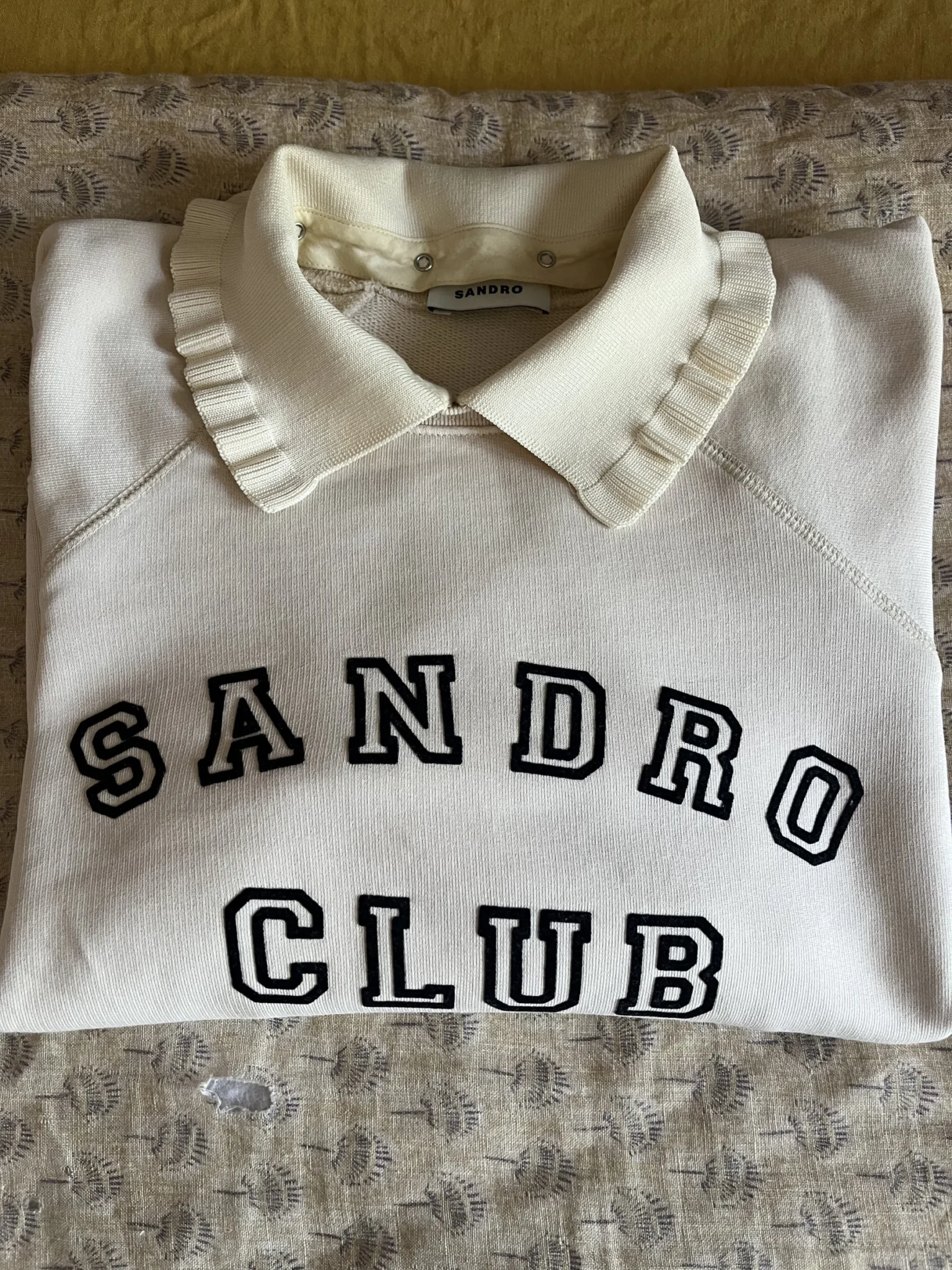 Image for Sweat Sandro taille 1 col amovible