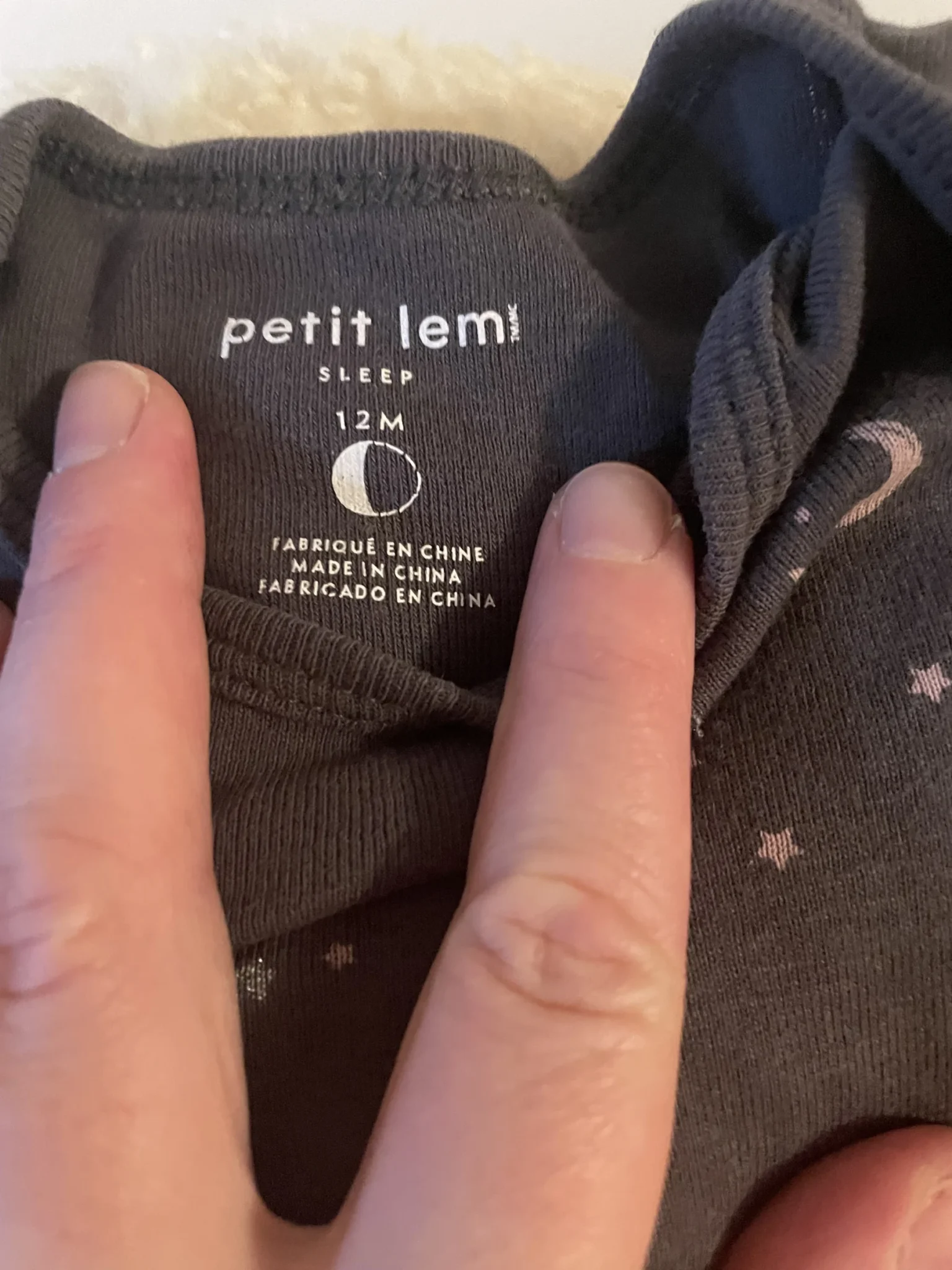Image for Cache couche pyjama petit lem imparfait