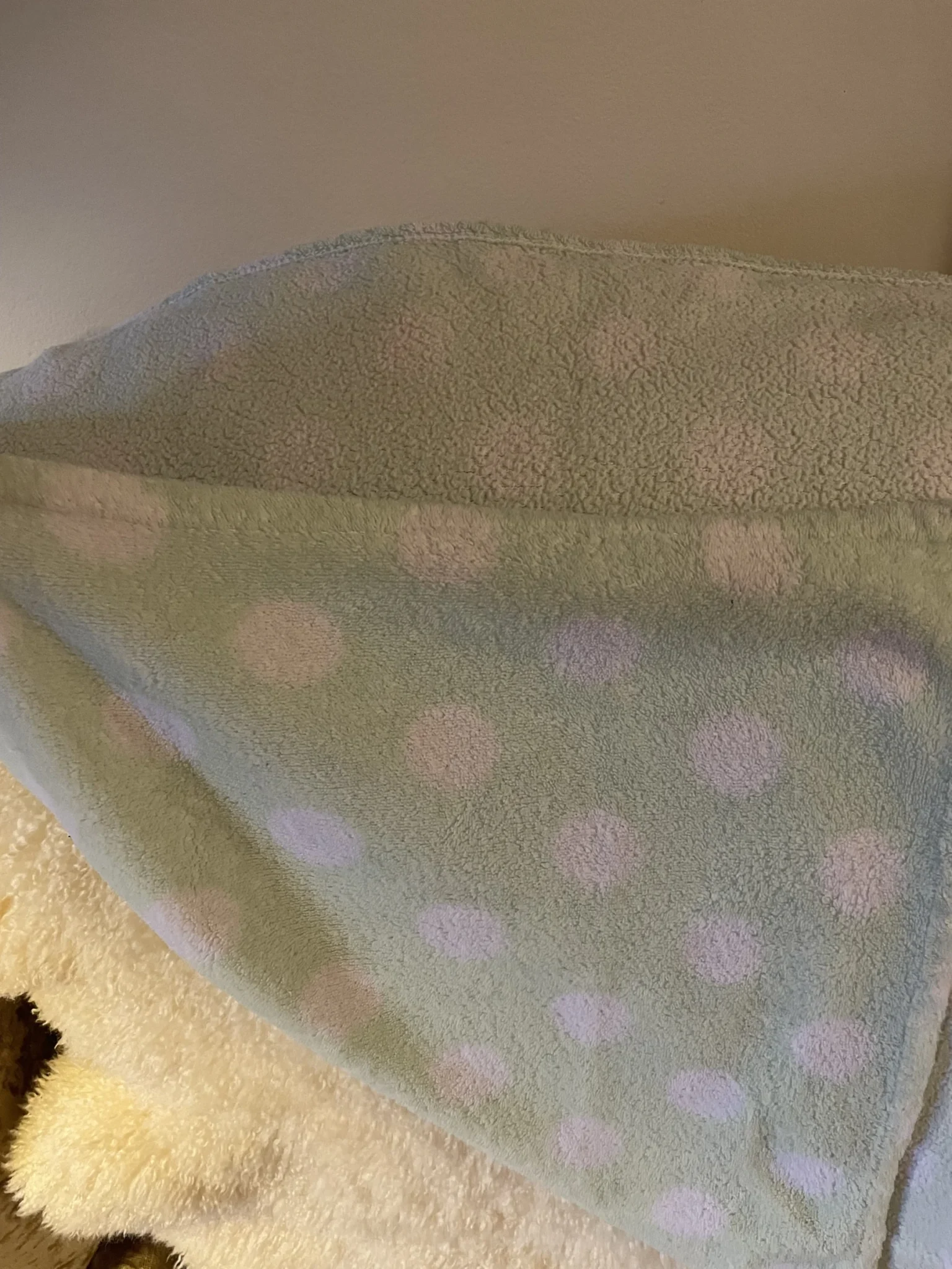 Image for Small, thin fleece baby comforter