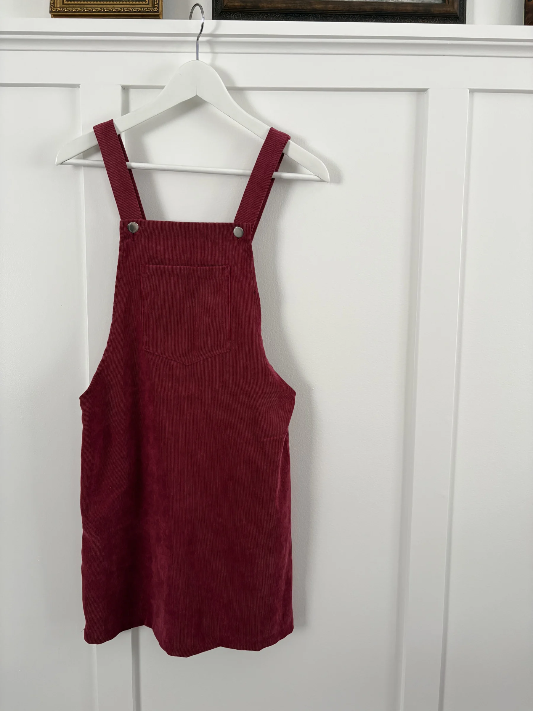 Robe salopette corduroy Womance seconde main