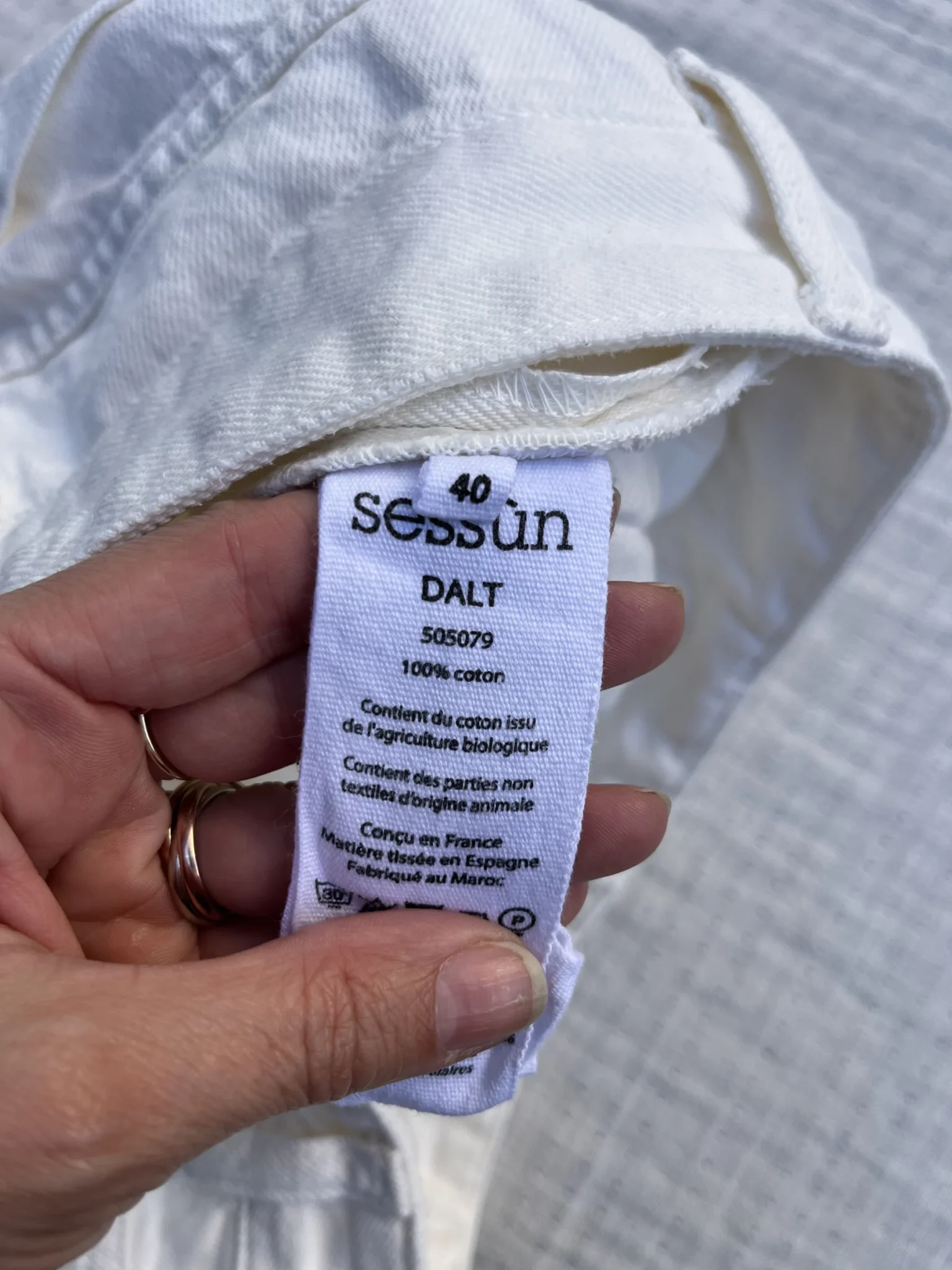 Image for Jeans SESSUN taille ultra haute, jambes larges