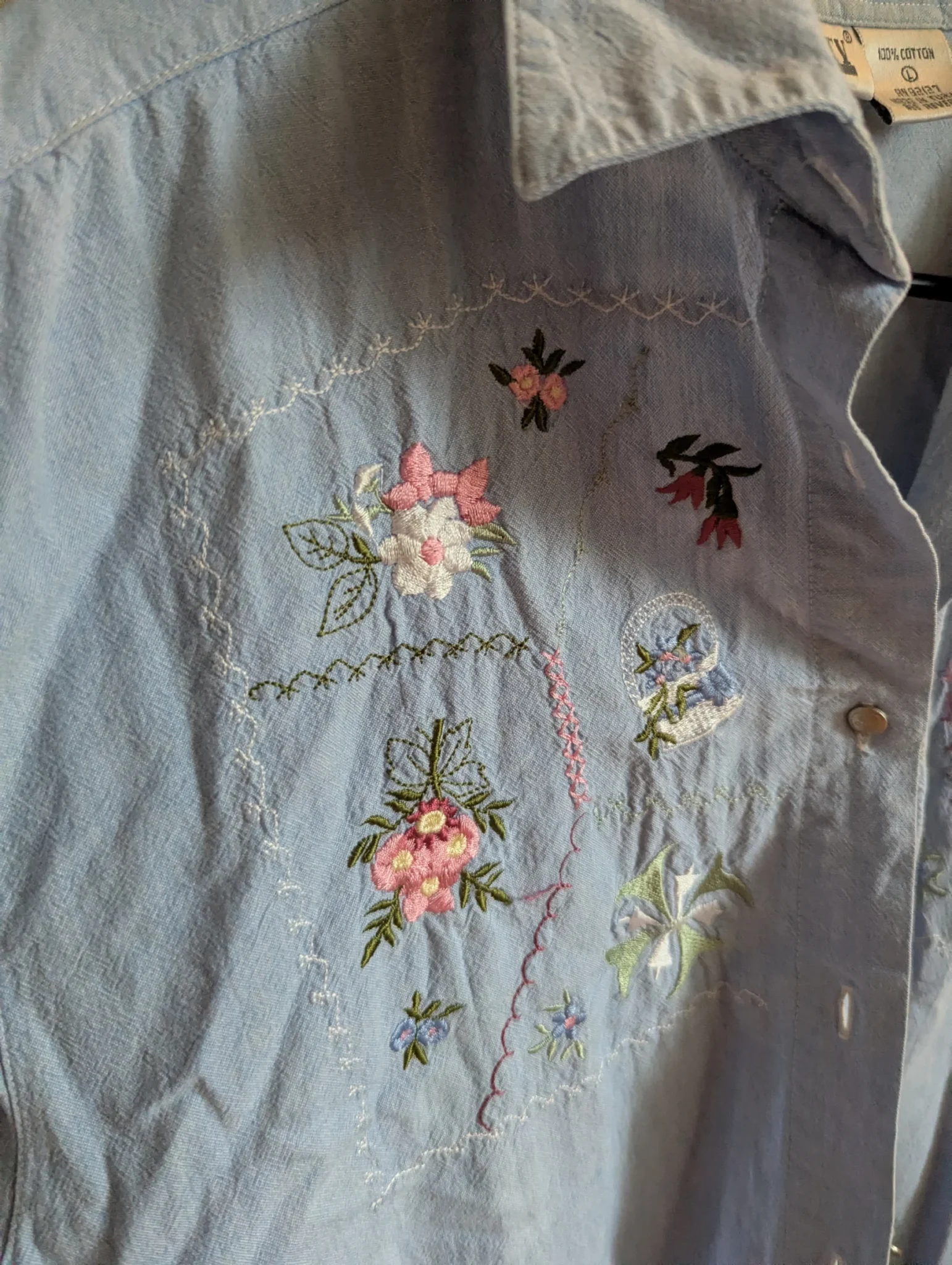 Image for Chemise vintage avec broderies