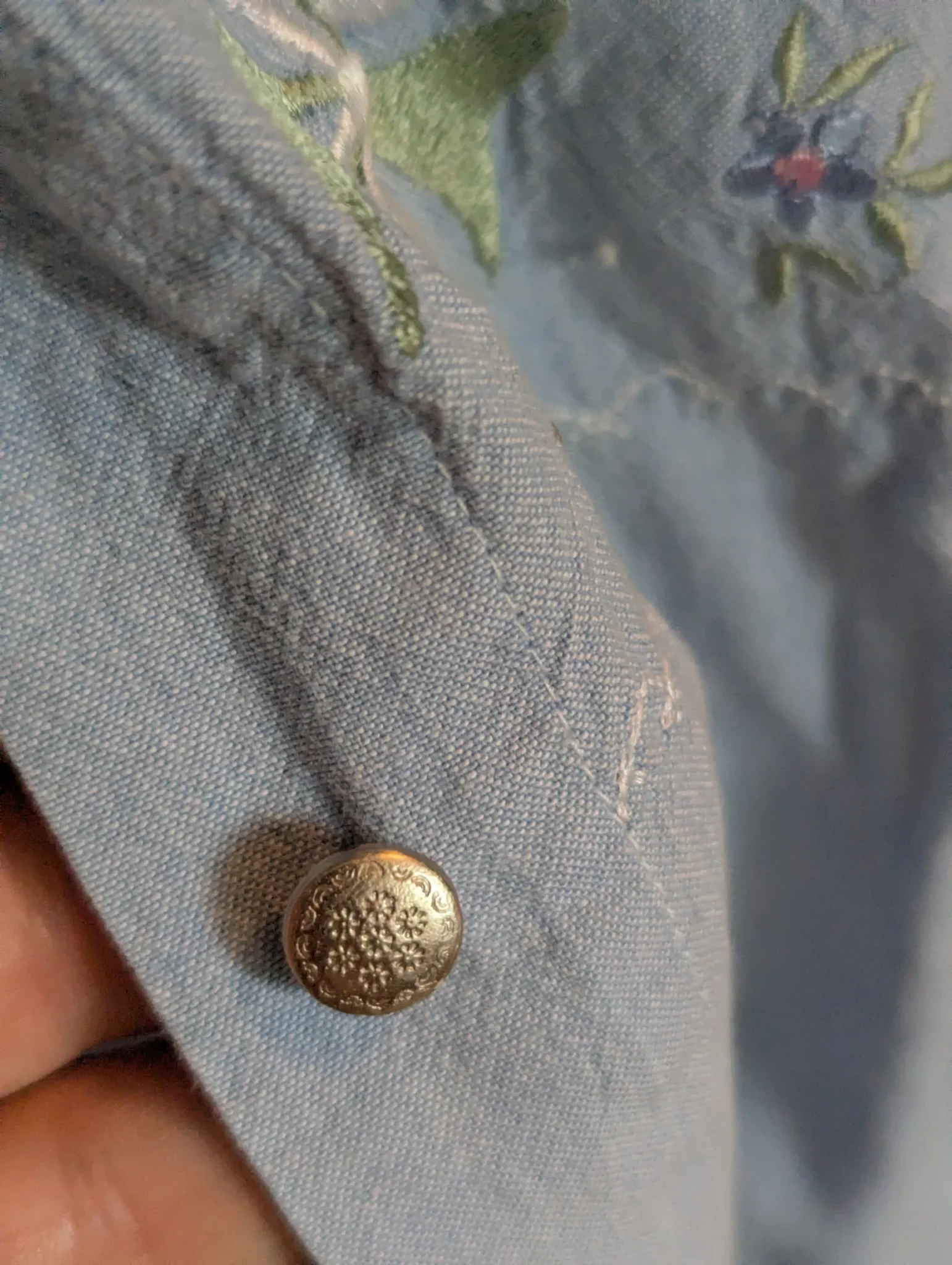 Image for Chemise vintage avec broderies