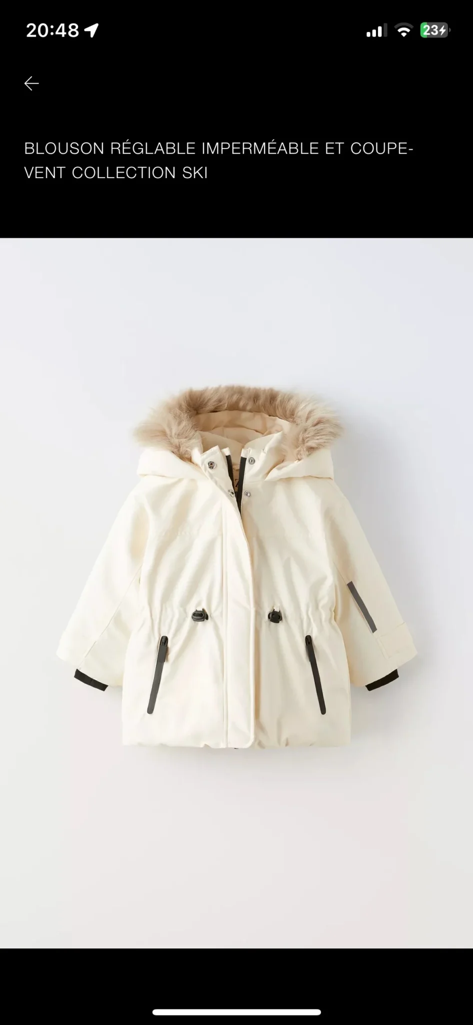 Image for Manteau hiver, Zara, 5 ans
