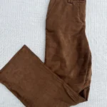 Thumbnail for Pantalon Gadeur effet suède couleur Camel