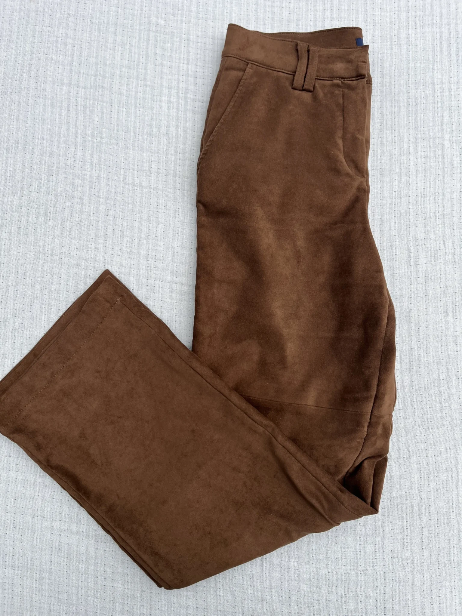 Image for Pantalon Gadeur effet suède couleur Camel