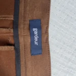Thumbnail for Pantalon Gadeur effet suède couleur Camel