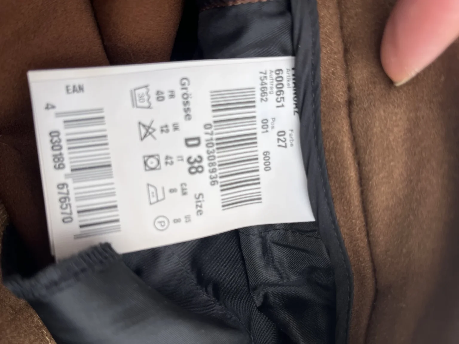 Image for Pantalon Gadeur effet suède couleur Camel