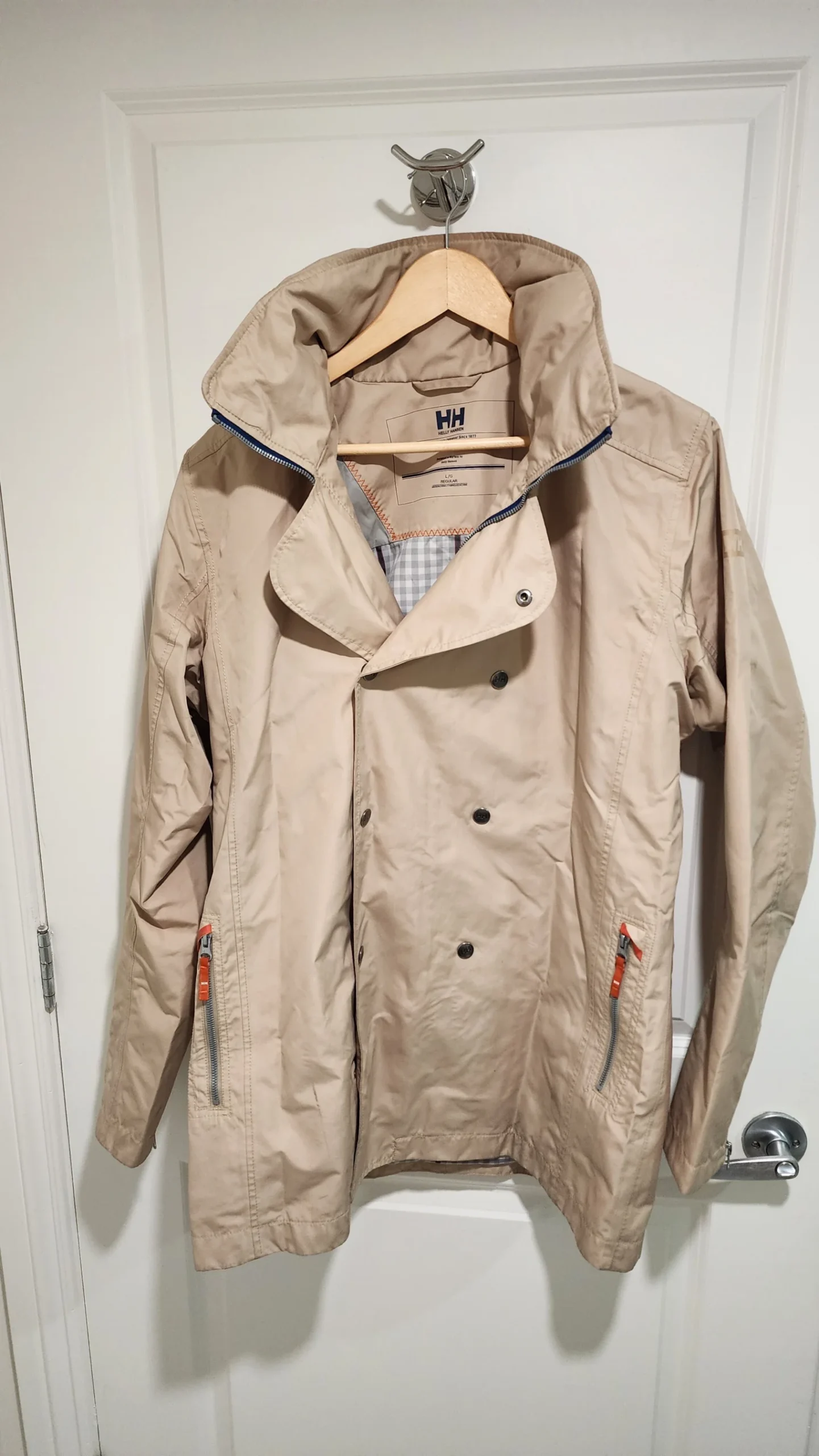 Helly Hansen double breasted trench coat Helly Hansen seconde main